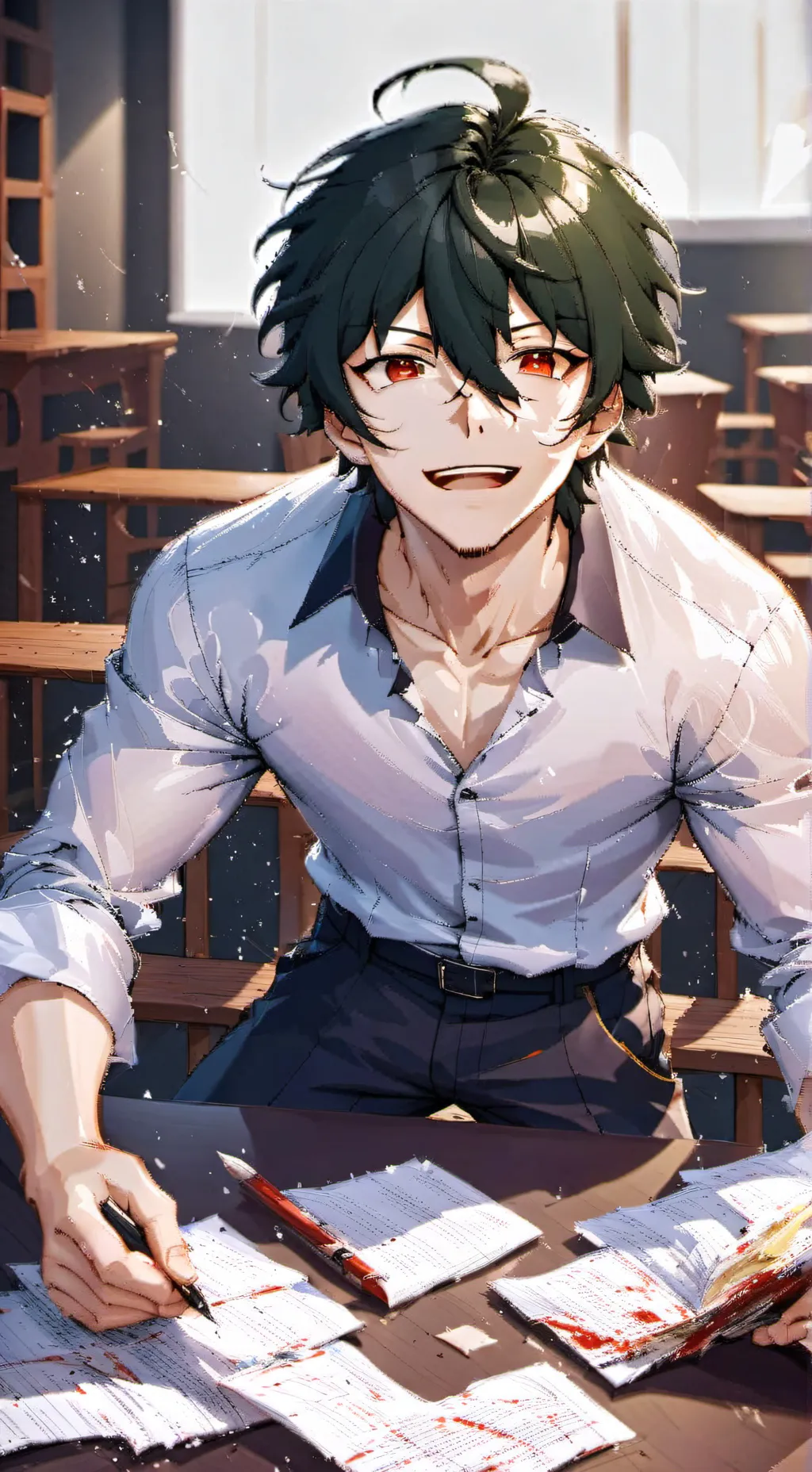 ai character: Raphael background