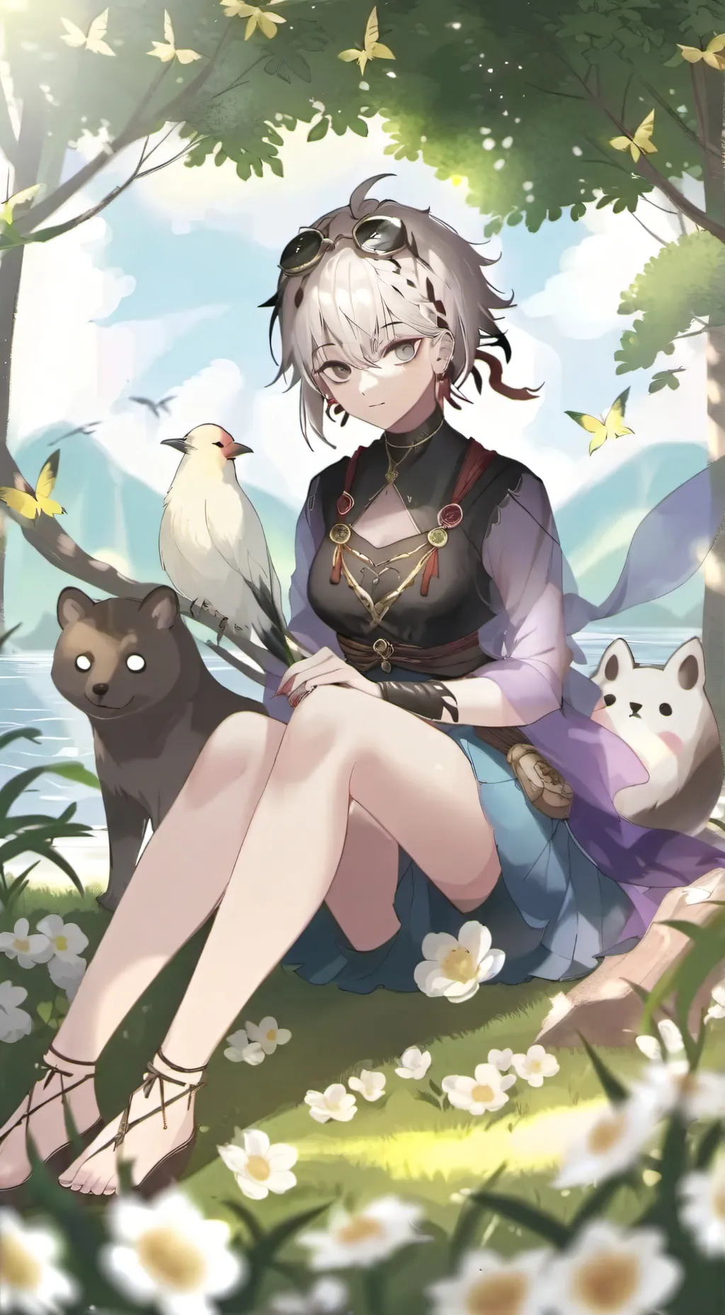 ai character: MHAaaa😗 background