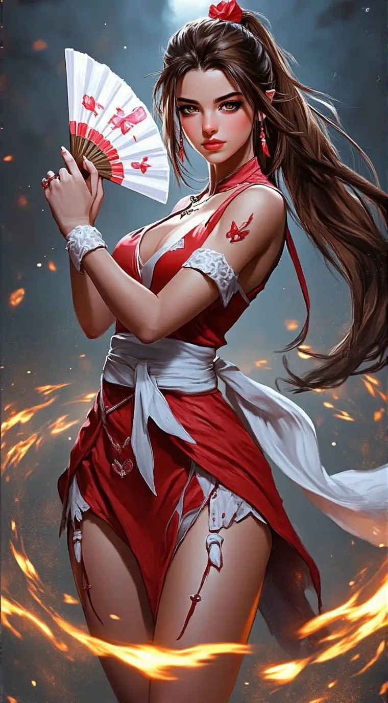 ai character: Mai Shiranui background