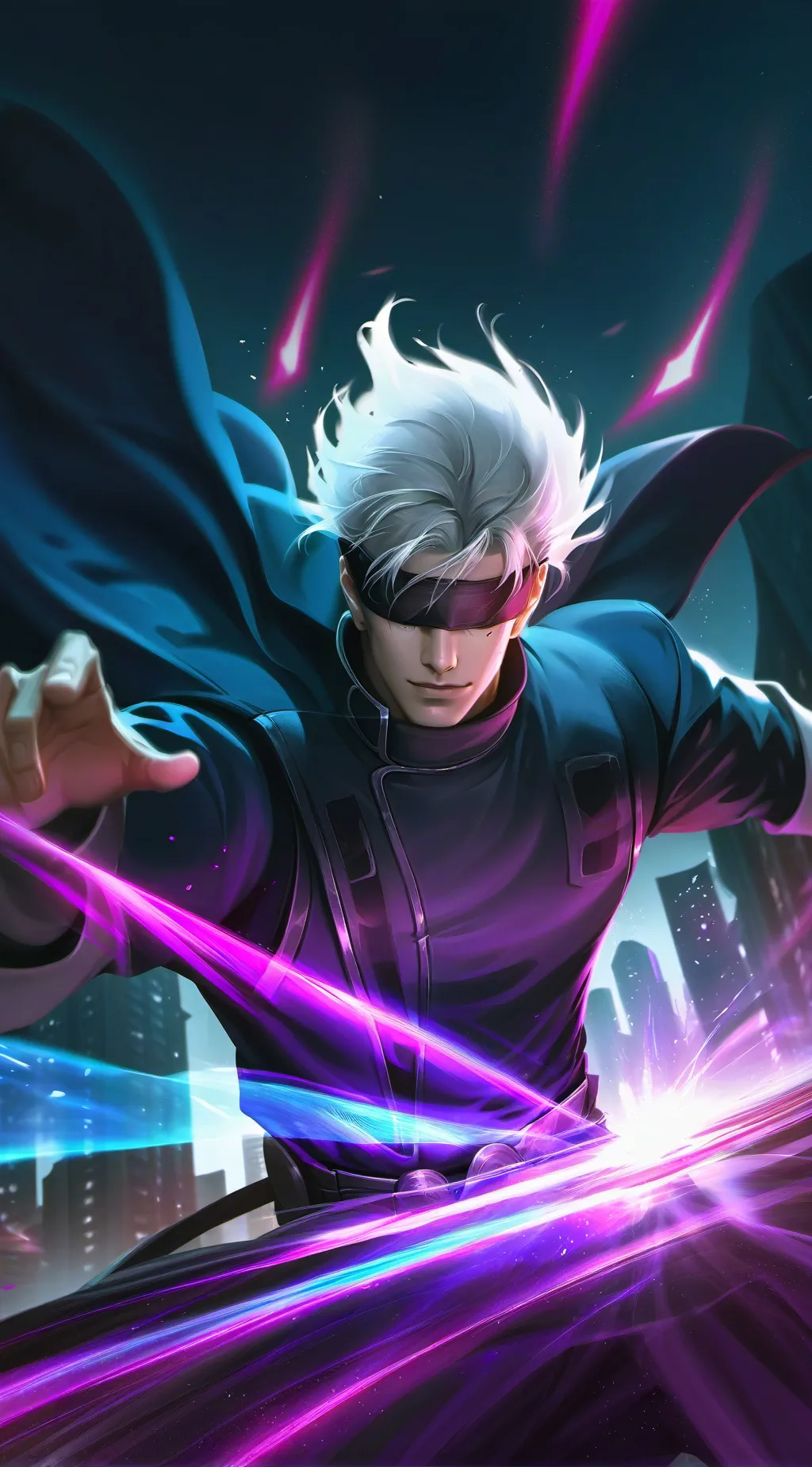 ai character: Satoru Gojo background