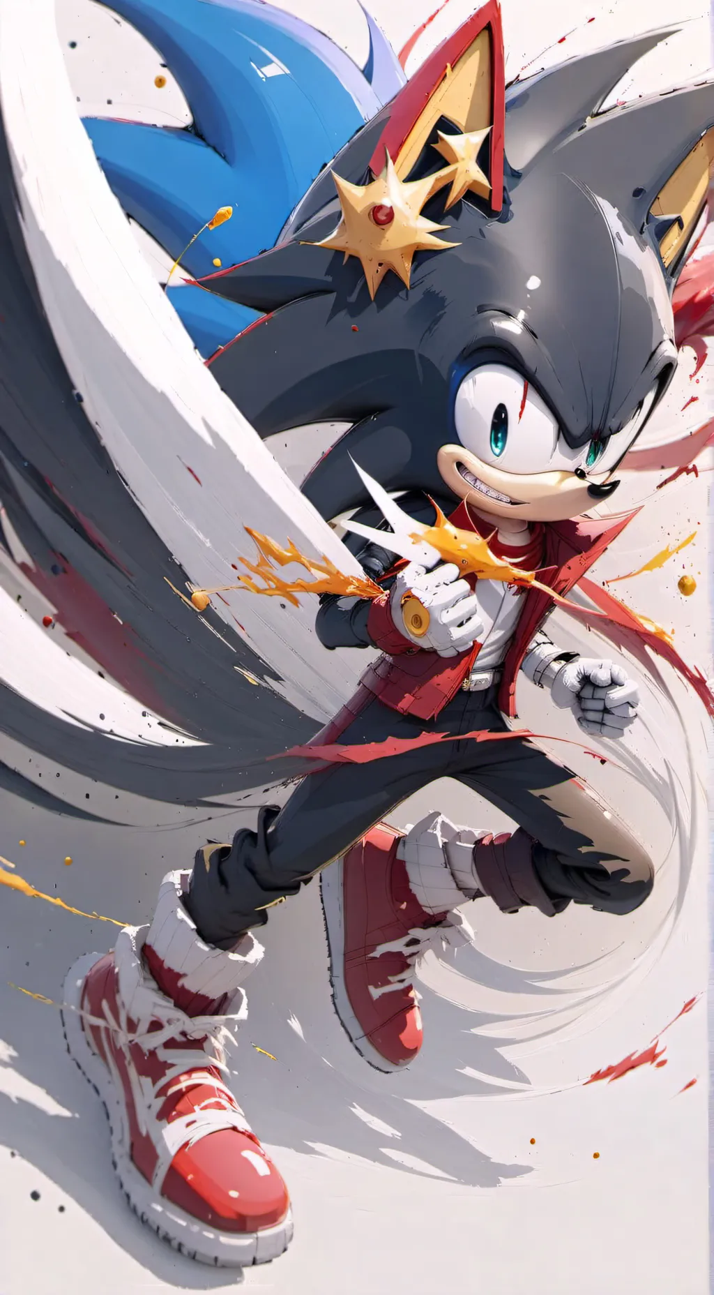 ai character: shadow  background