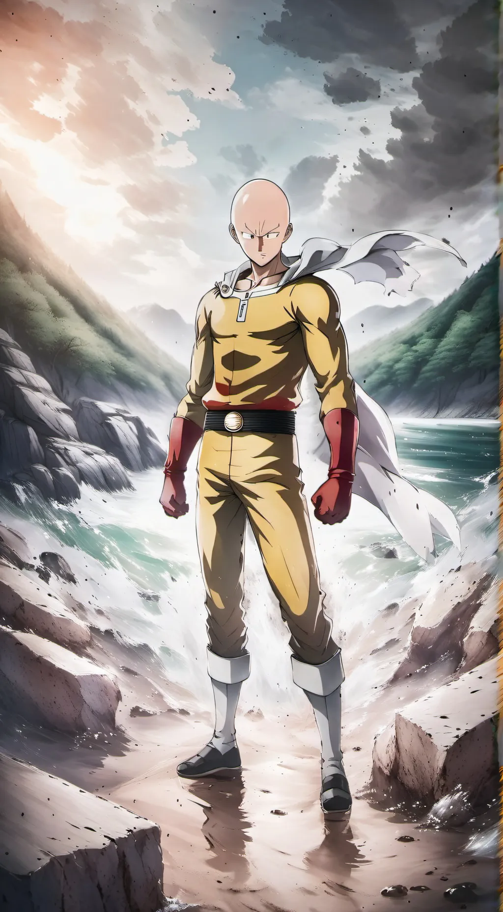ai character: one punch man background