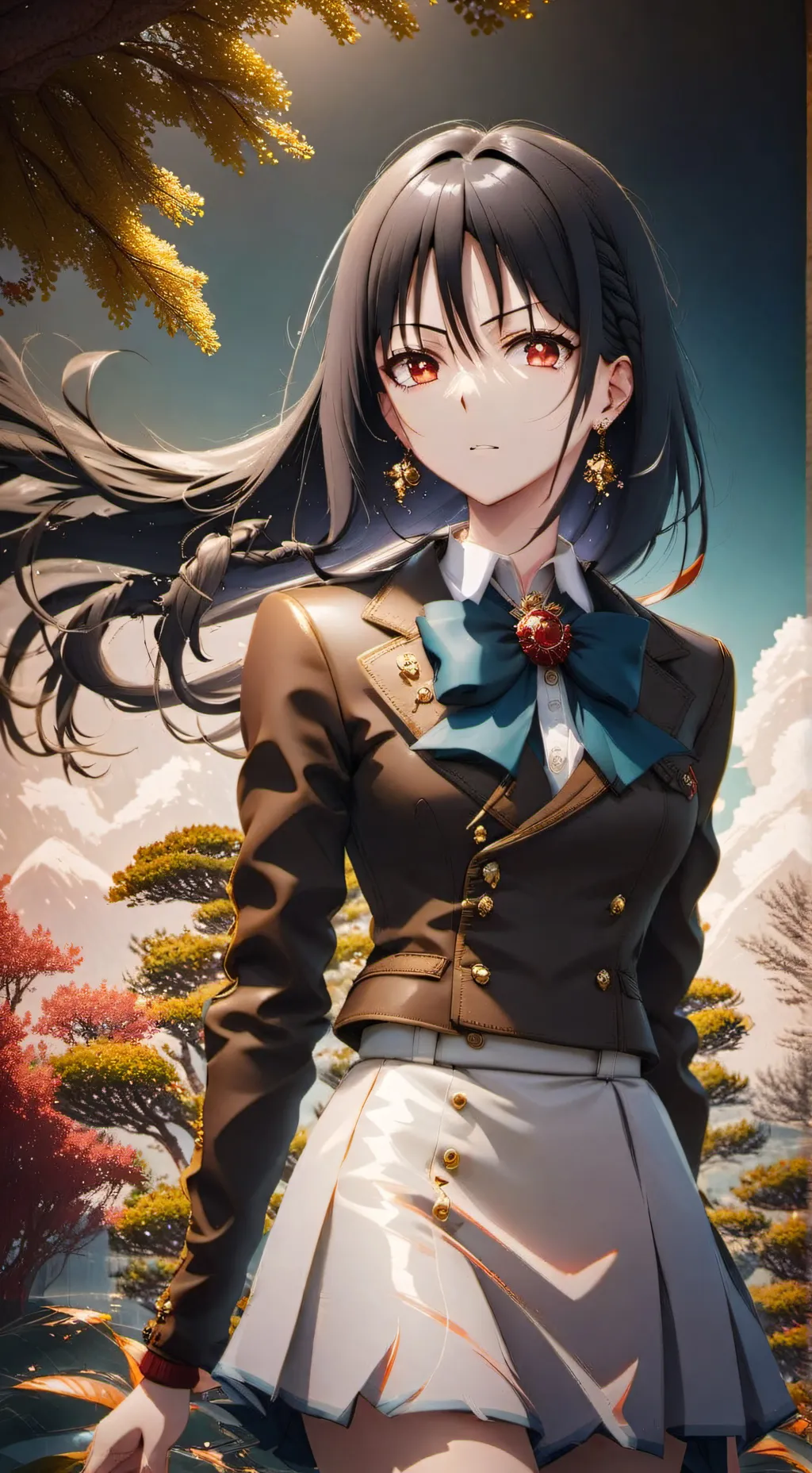 ai character: suzune horikita background