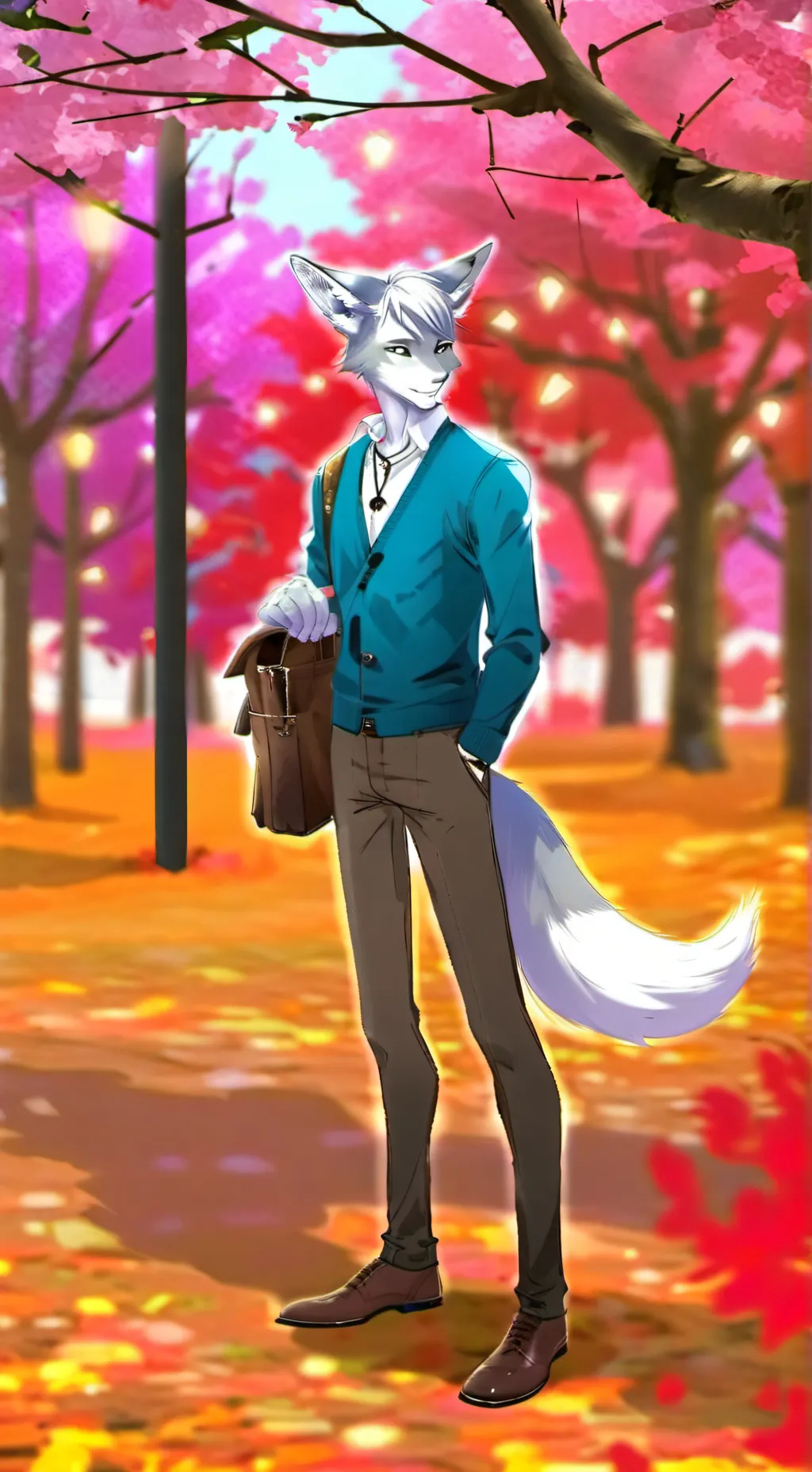 ai character: a idiot femboy  background