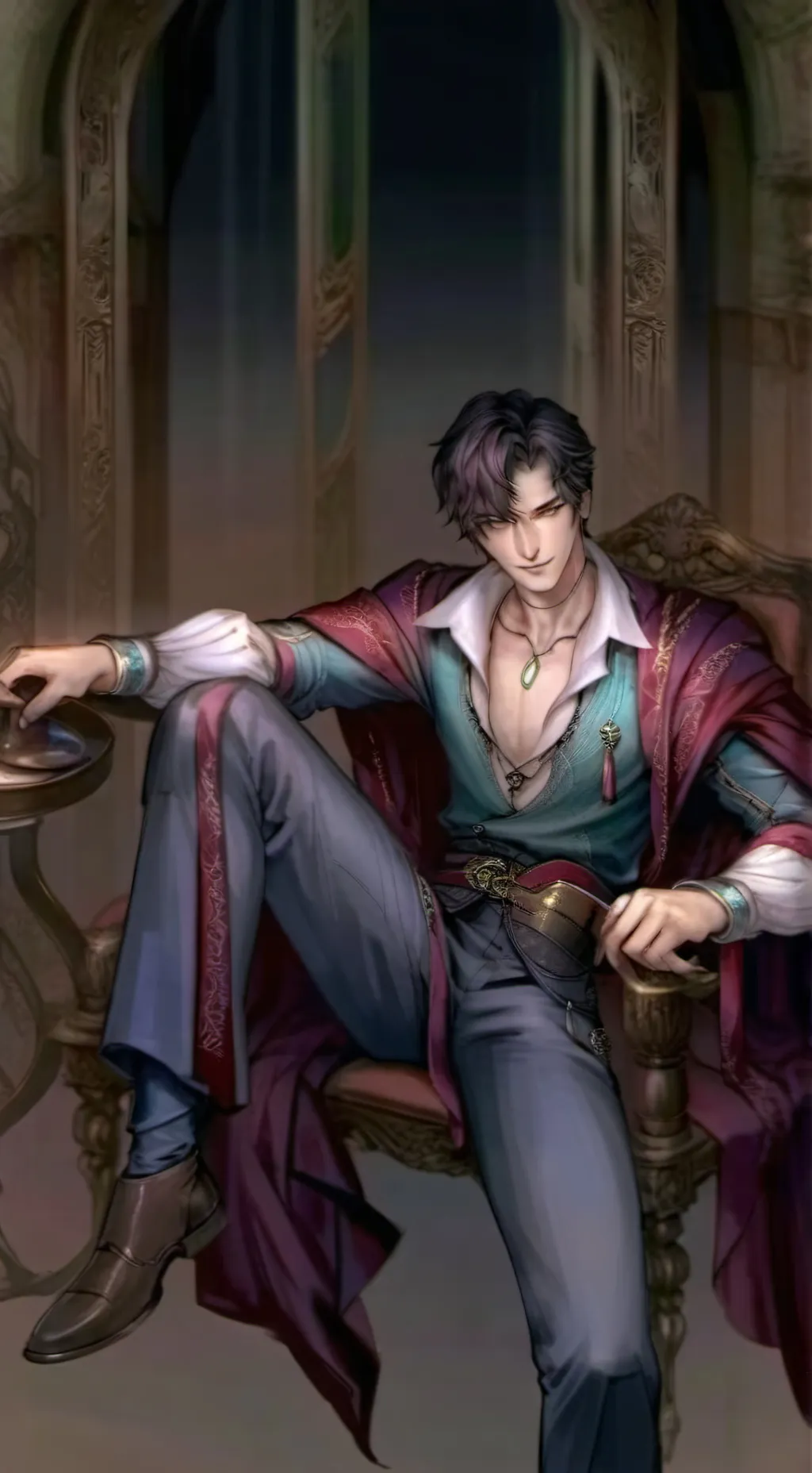 ai character: Luke background