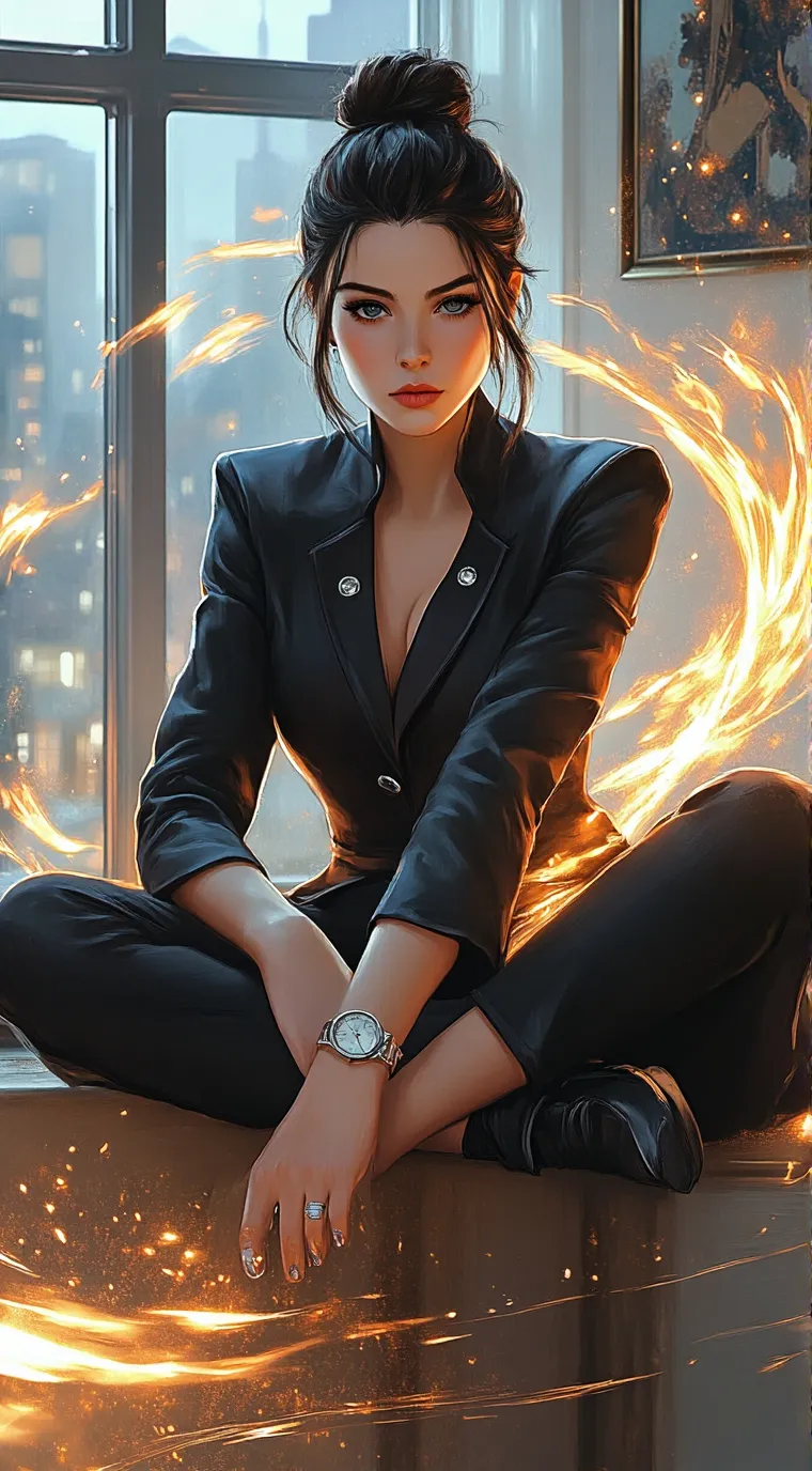 ai character: Raven background
