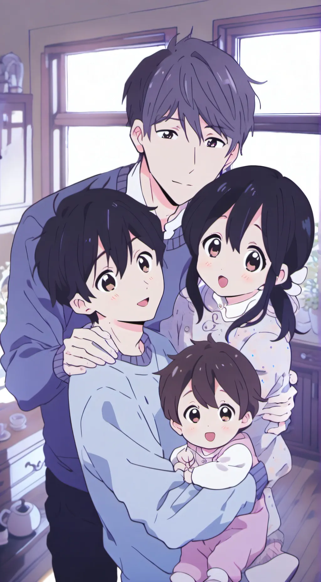 ai character: Your family #4 background