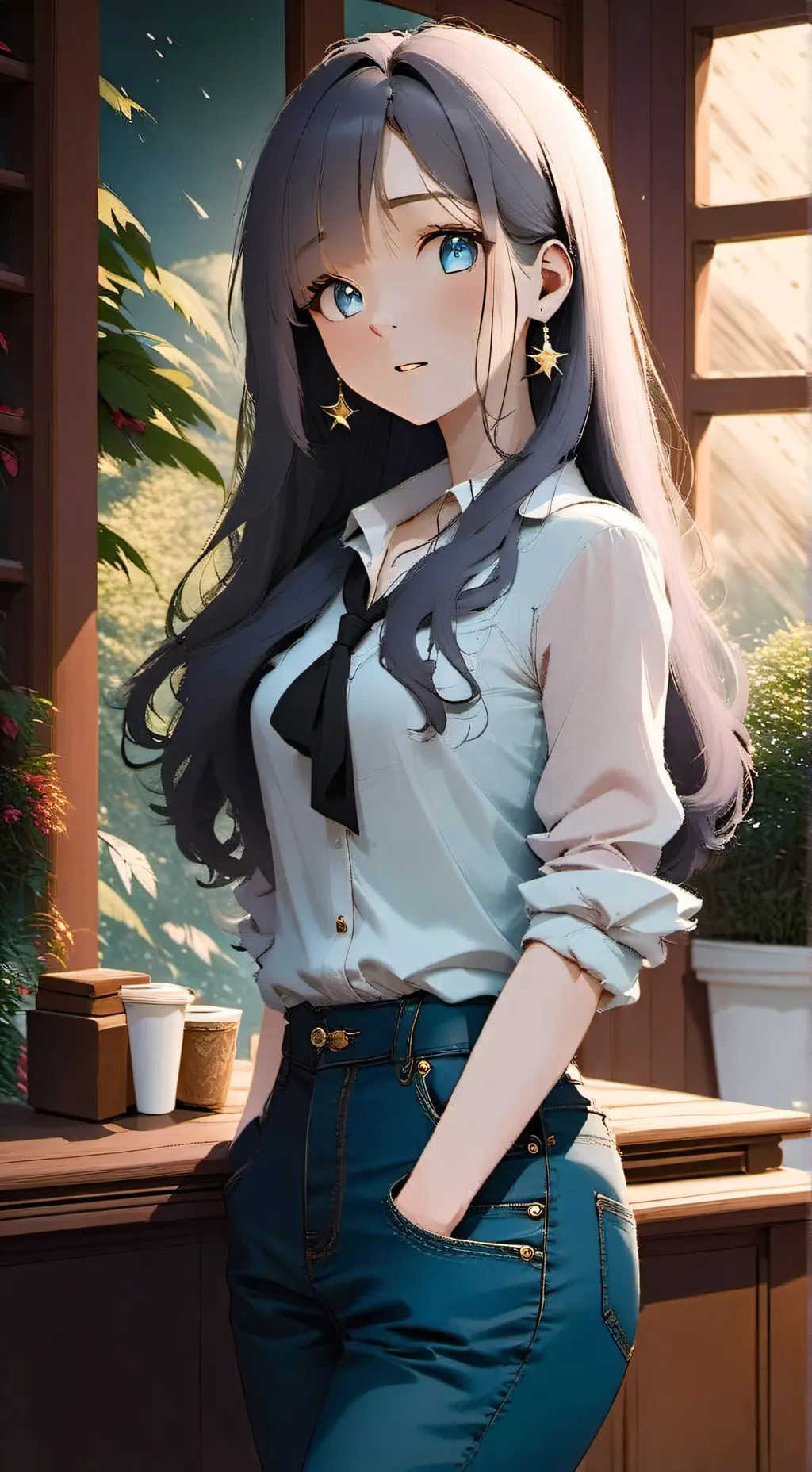ai character: Himari background