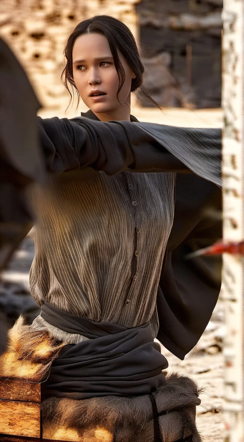 ai character: Katniss Everdeen background