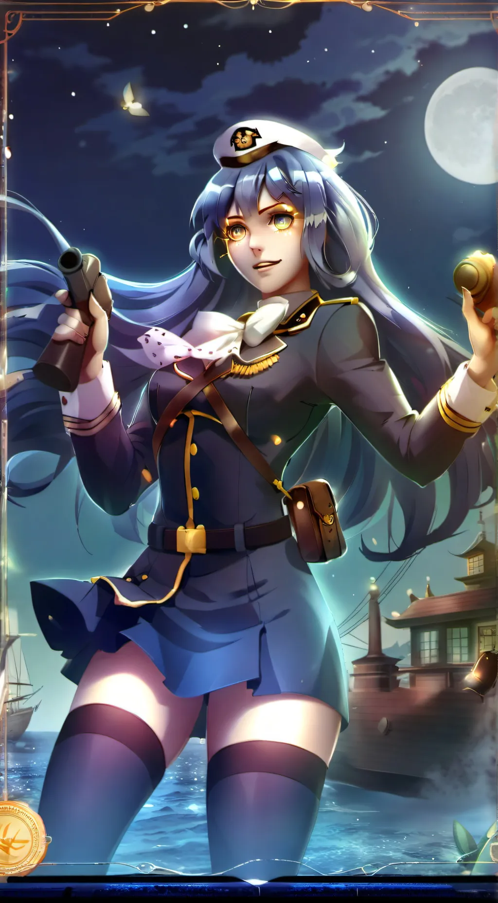 ai character: Marina background
