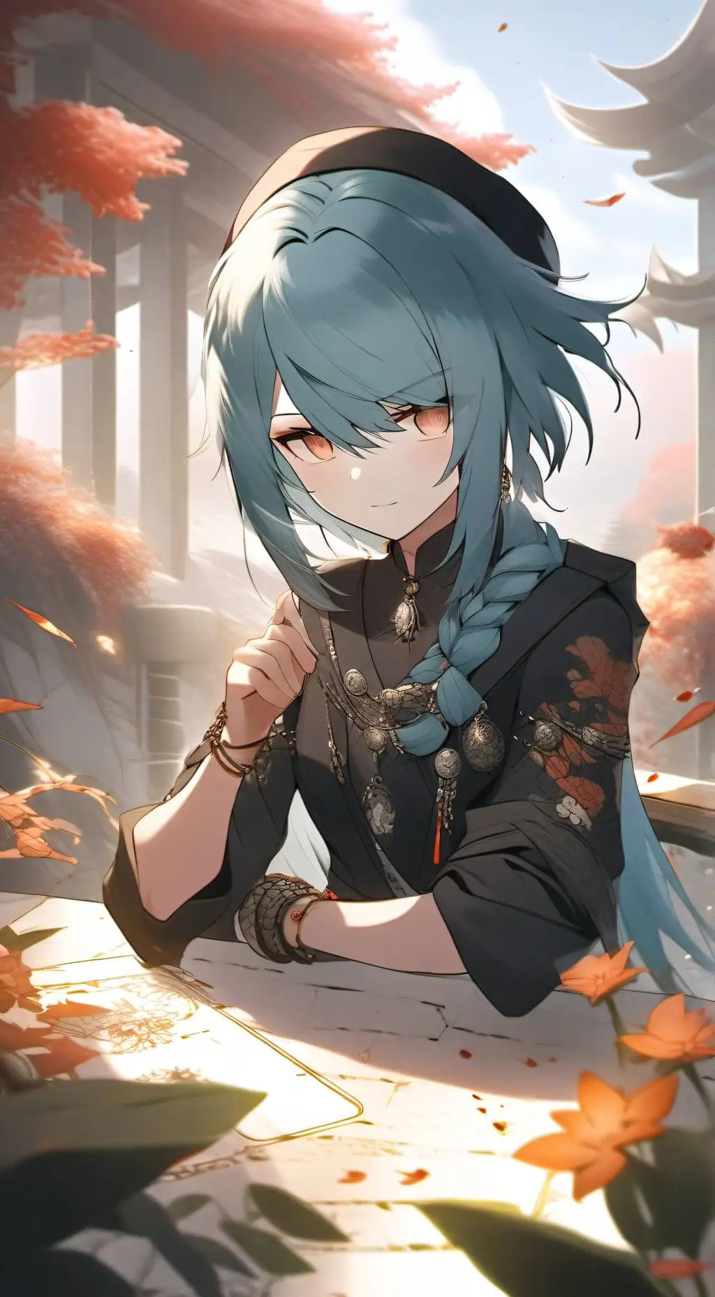 ai character: Yoshiko  background