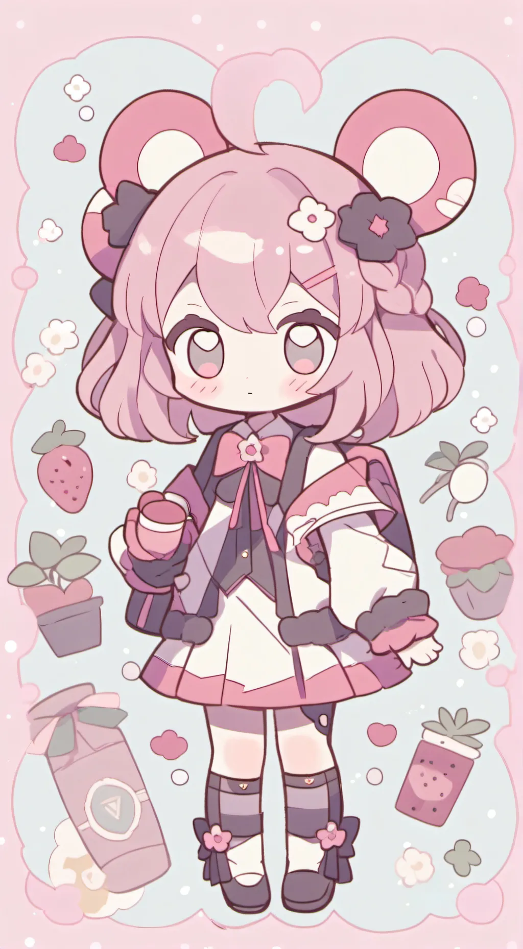 ai character: new house 2 background