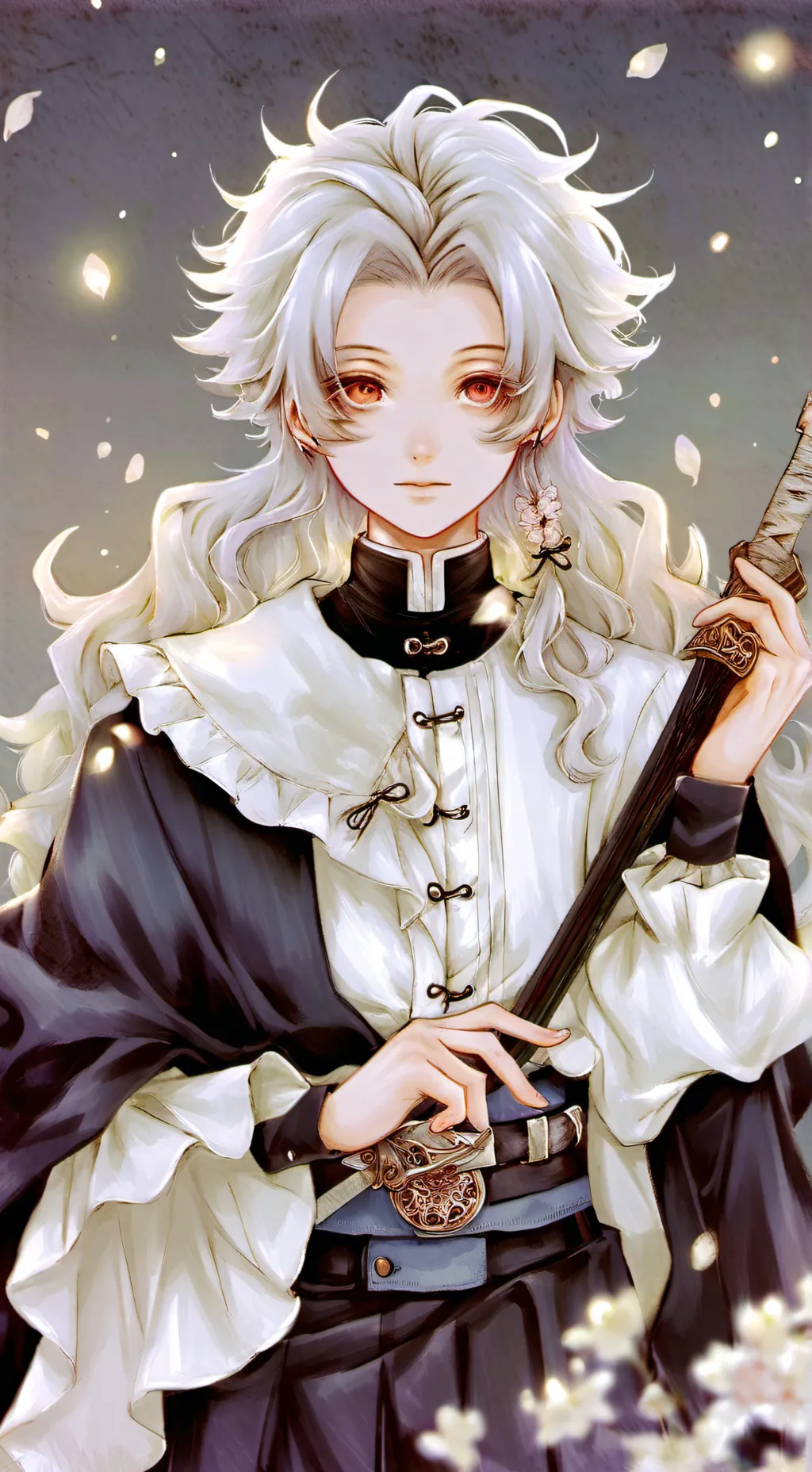 ai character: HASHIRAS  background