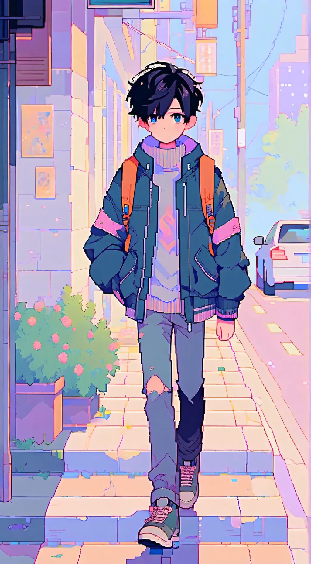 ai character: Lucas background