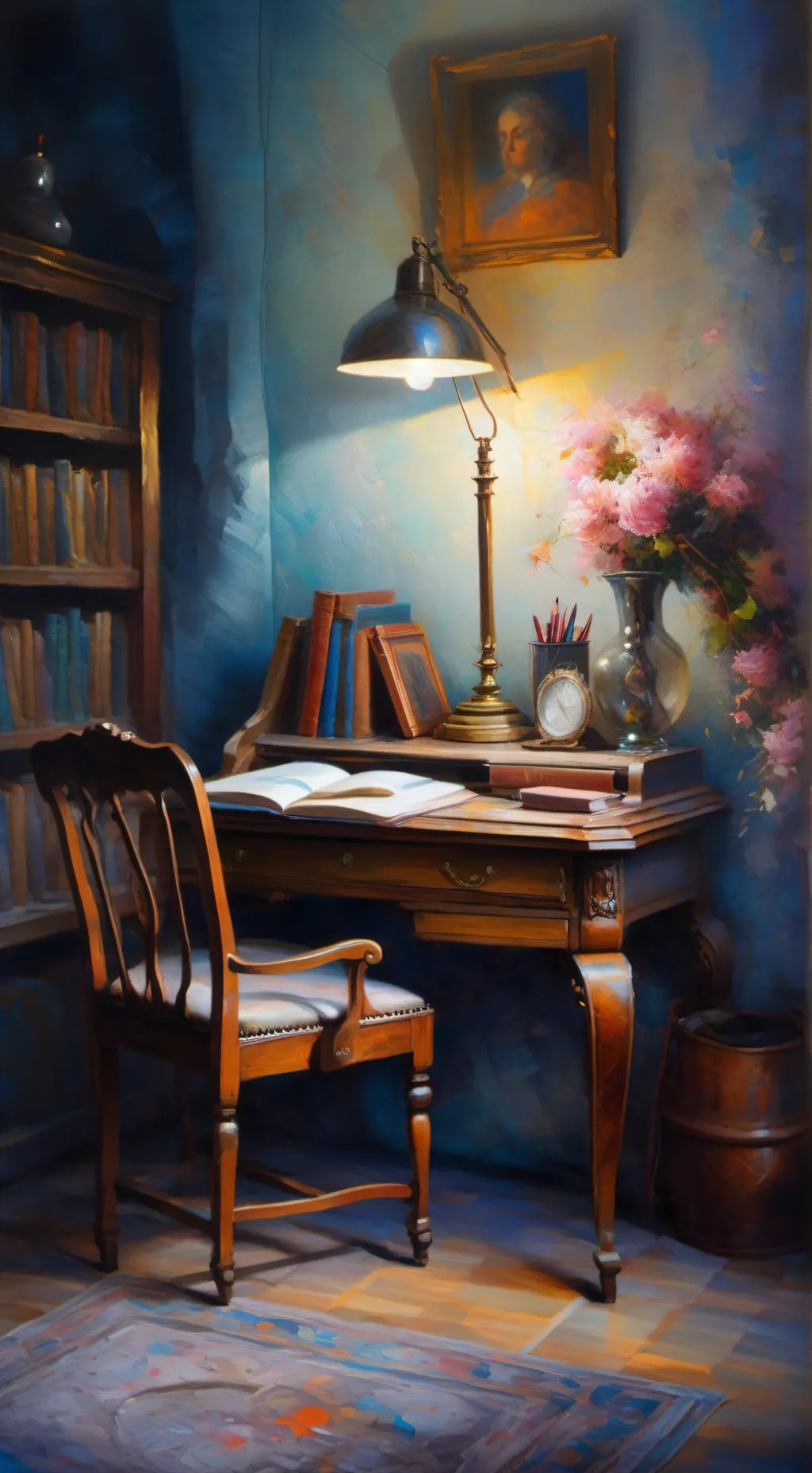 ai character: Charles Baudelaire background
