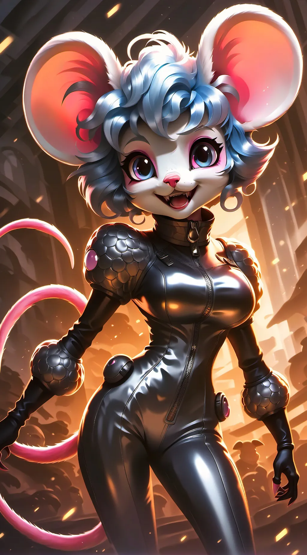 ai character: madame squealy background