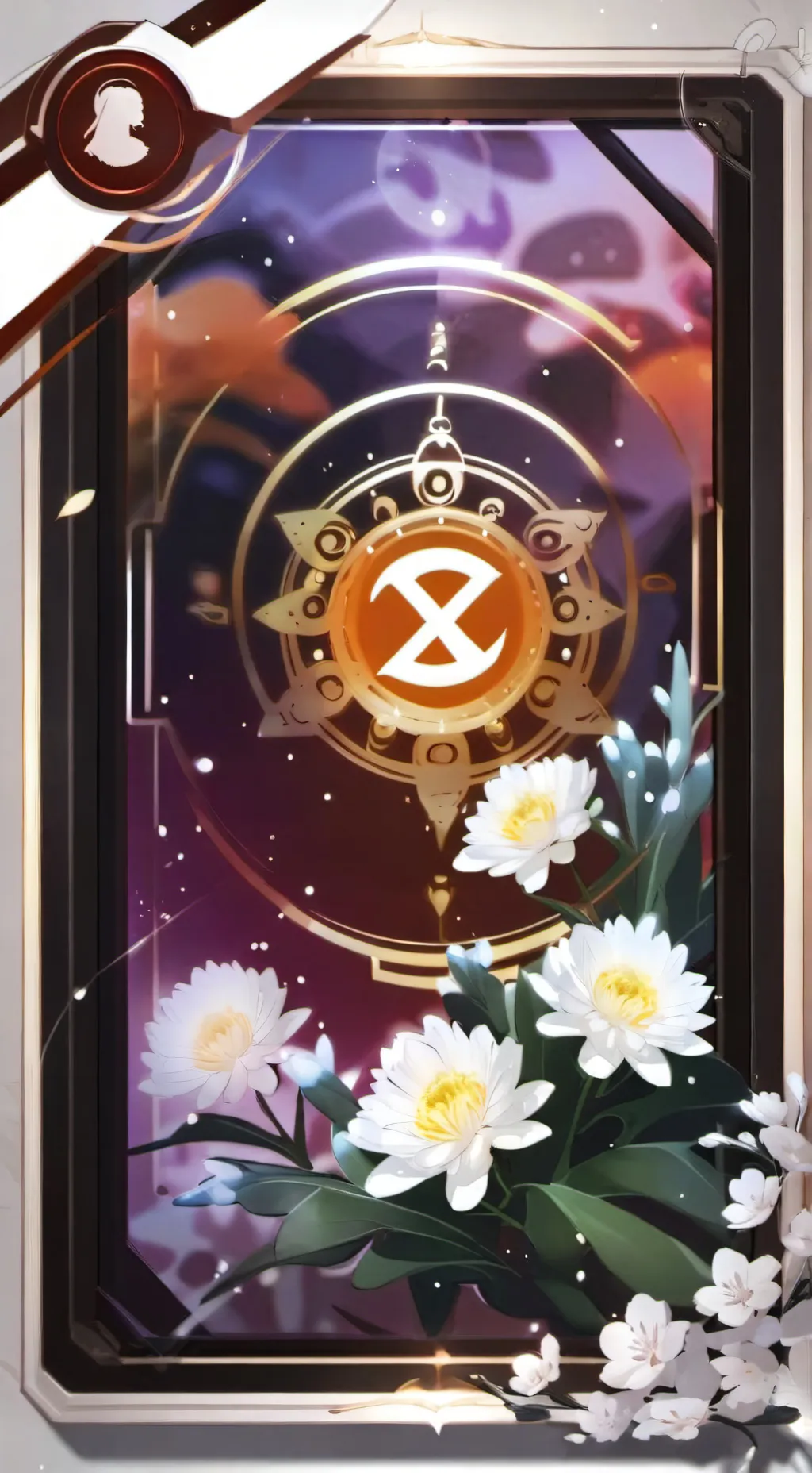 ai character: zodiac signature background