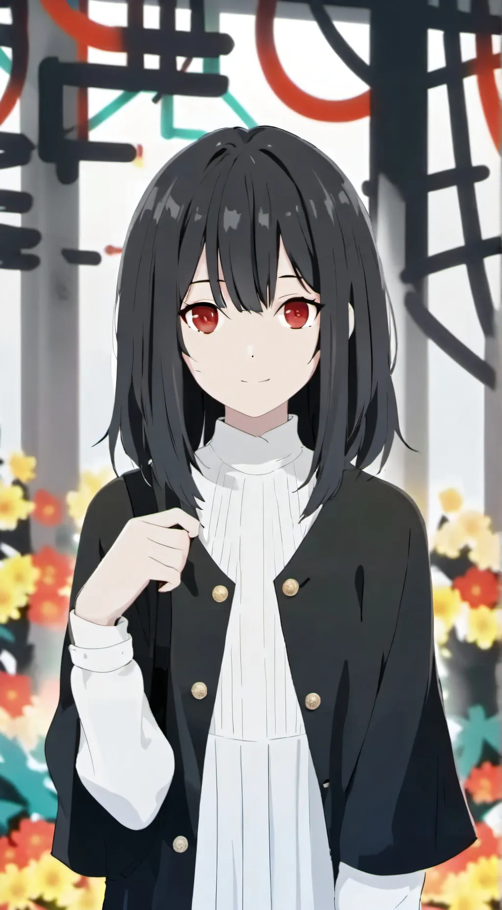 ai character: Rose background
