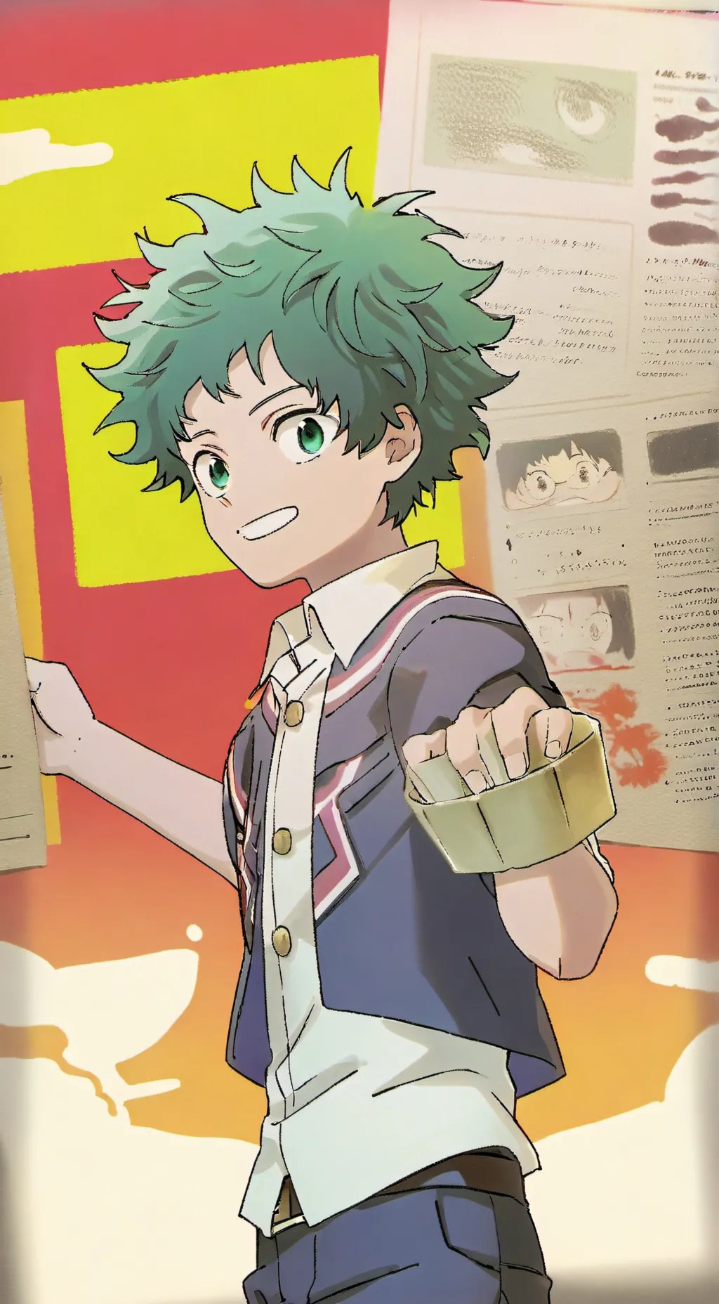 ai character: MHA class 1-A background