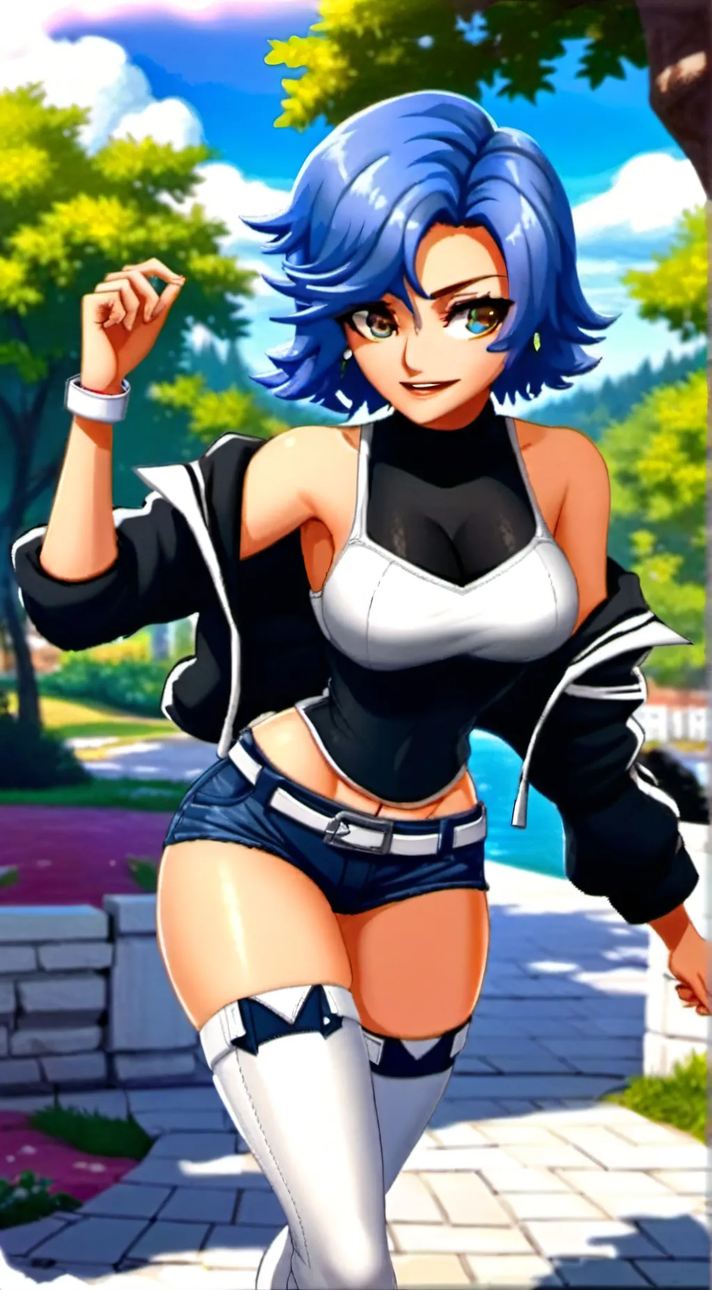 ai character: grace background