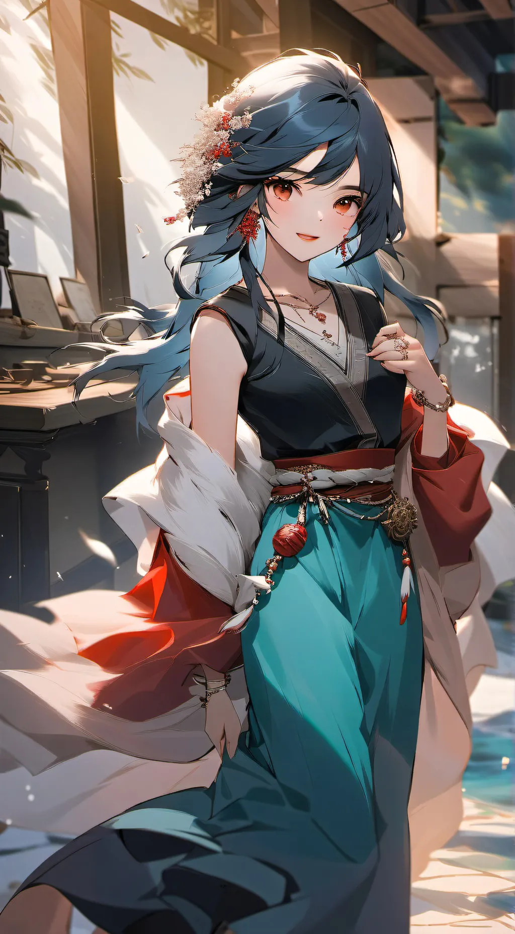ai character: romia background