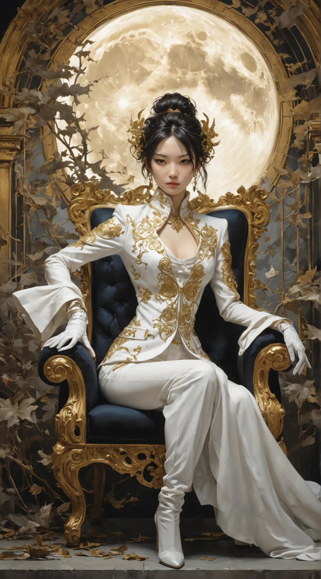 ai character: Luna background