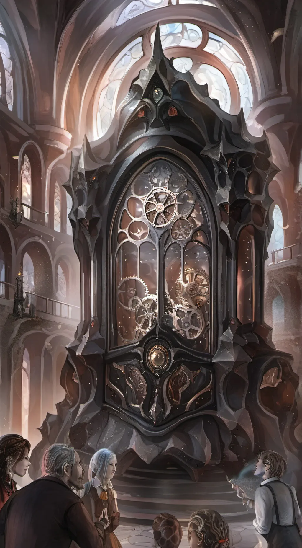 ai character: weird machine  background