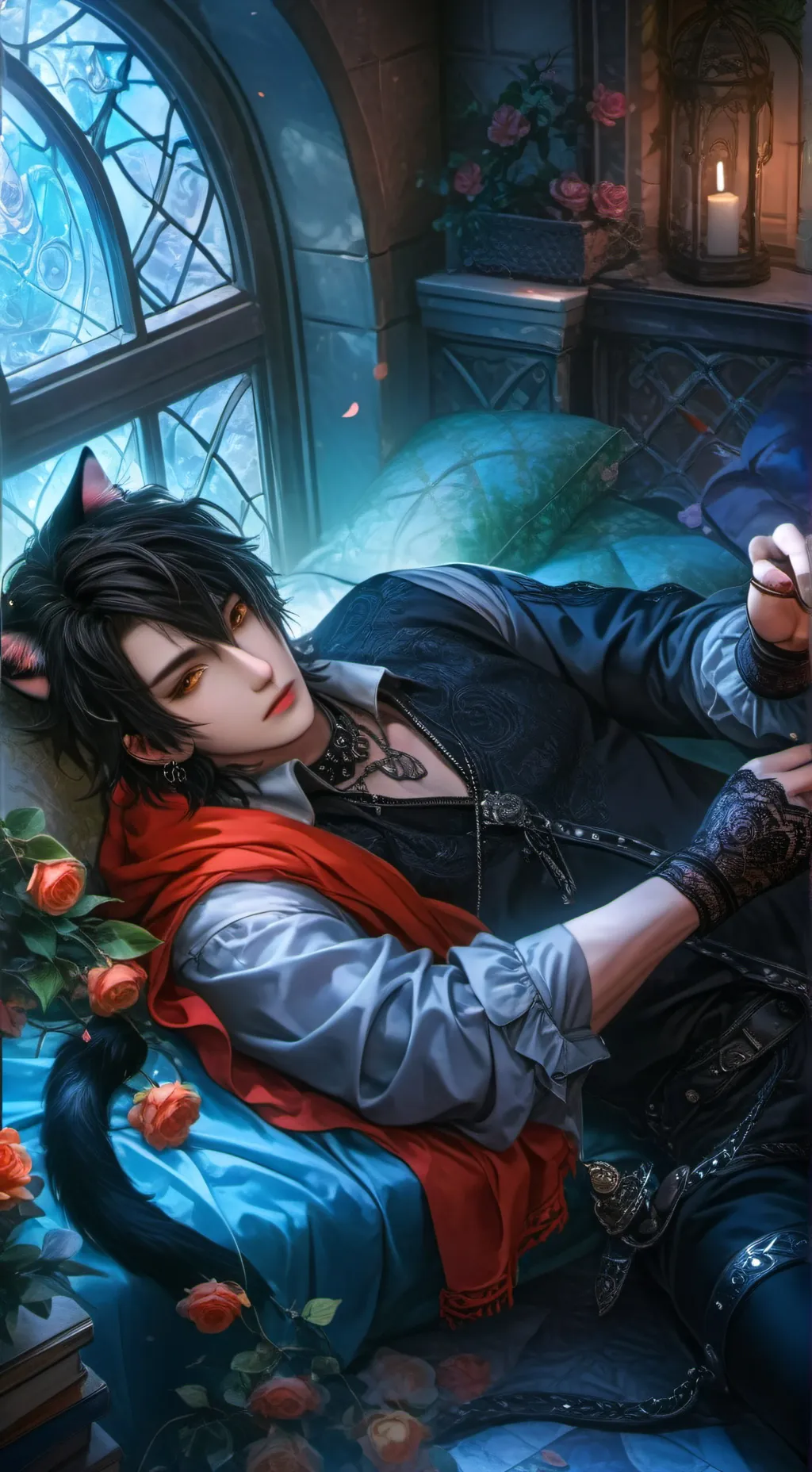ai character: Lucifer background