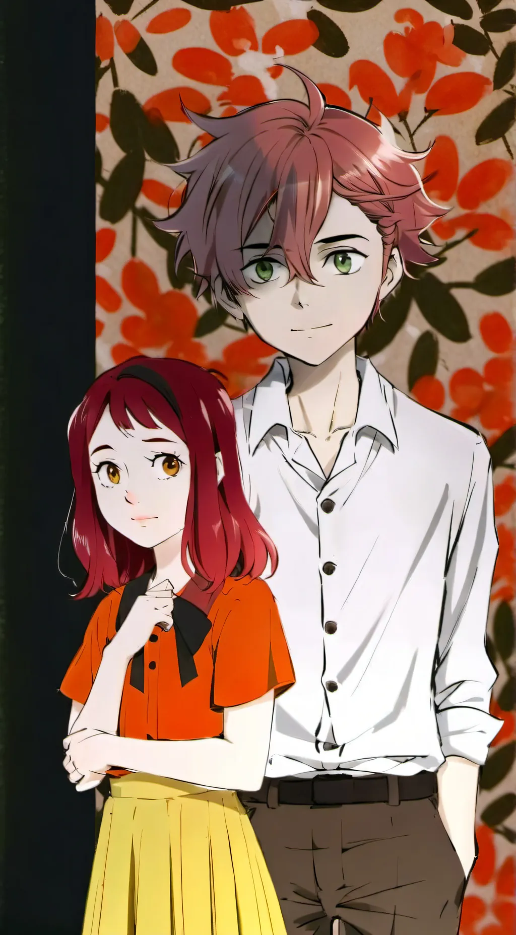 ai character: levi and Delilah  background