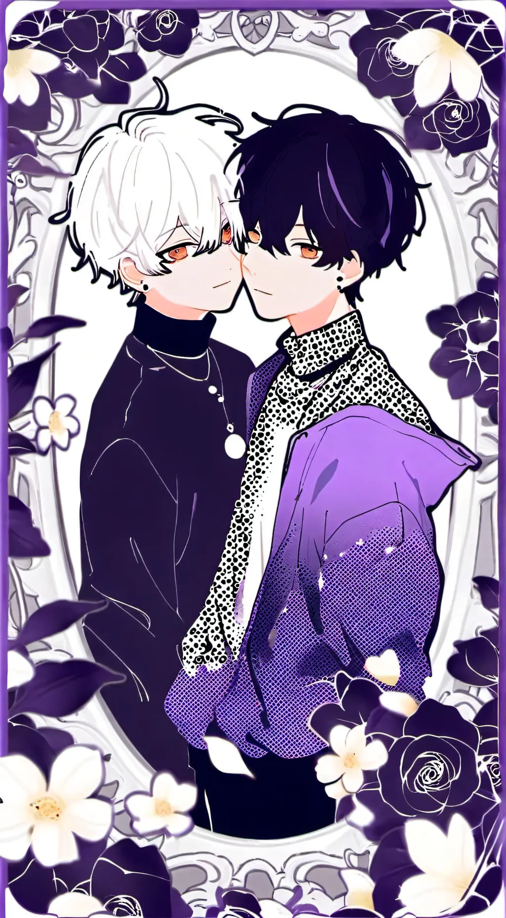 ai character: Ell+Ash background