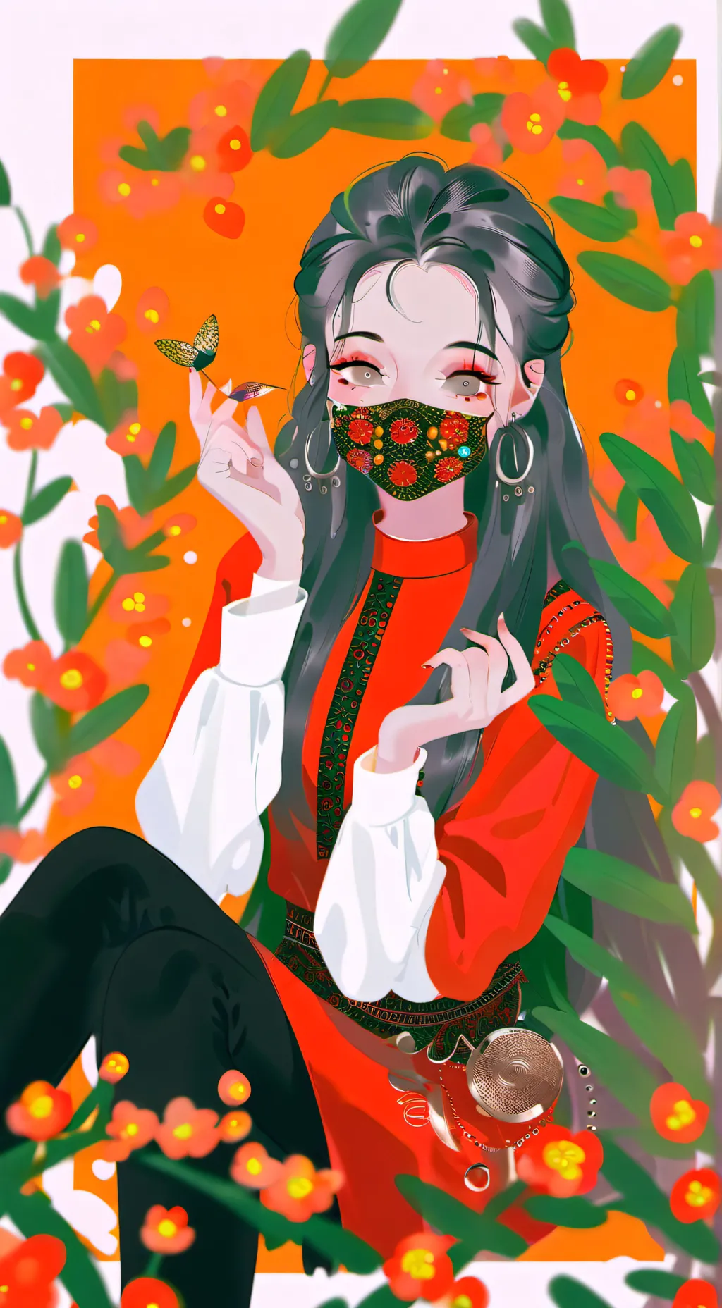 ai character: Lilly background