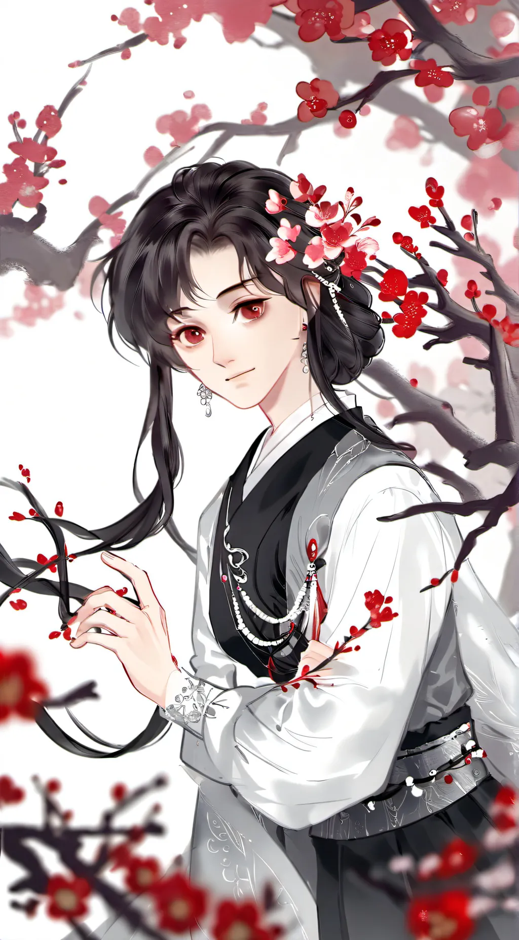 ai character: Kny period  background
