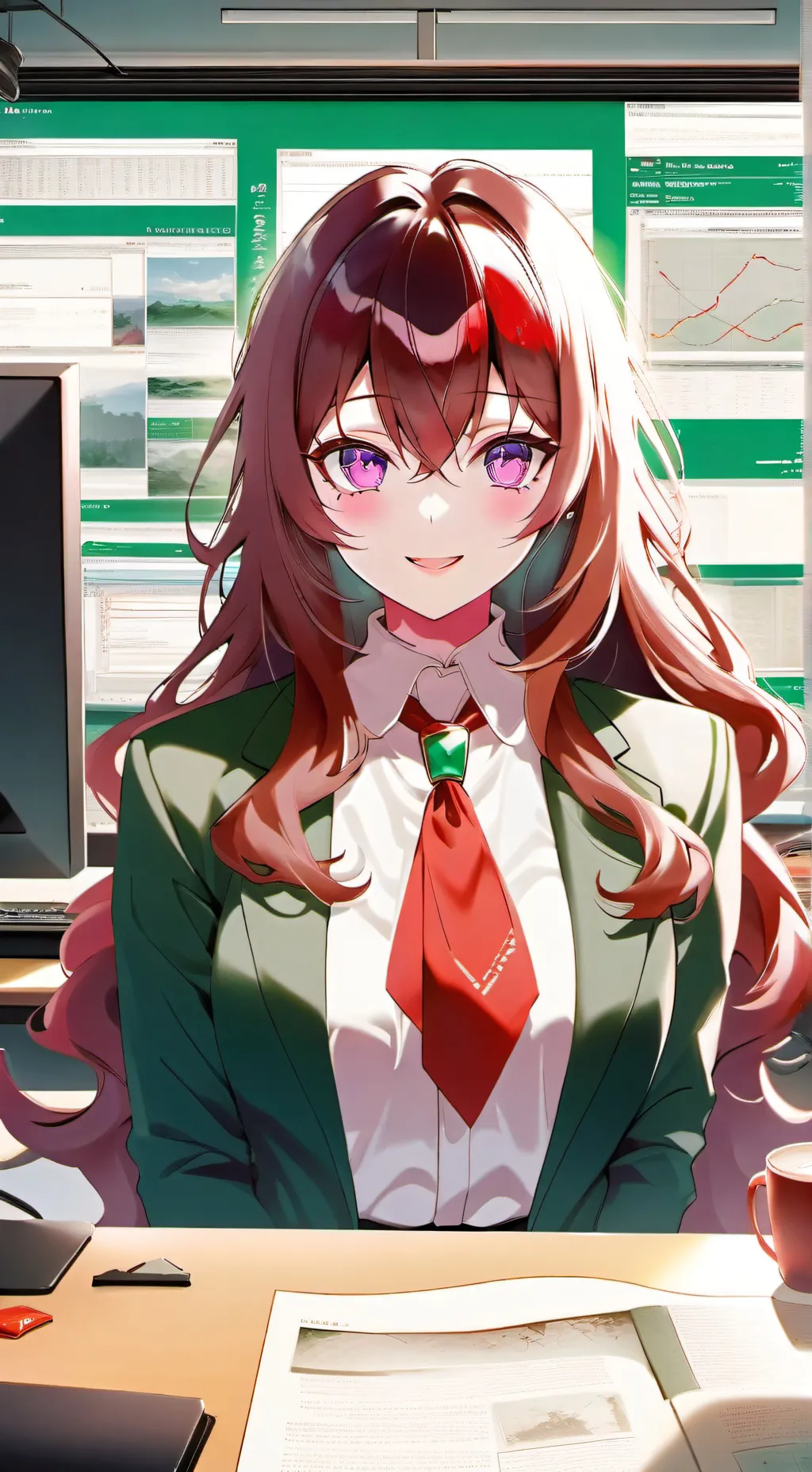 ai character: Mira background