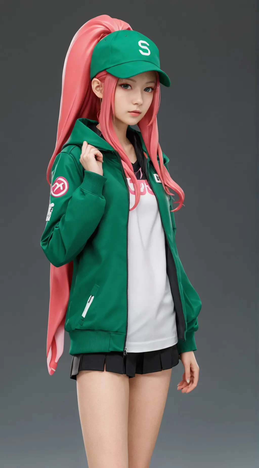 ai character: Zero two  background