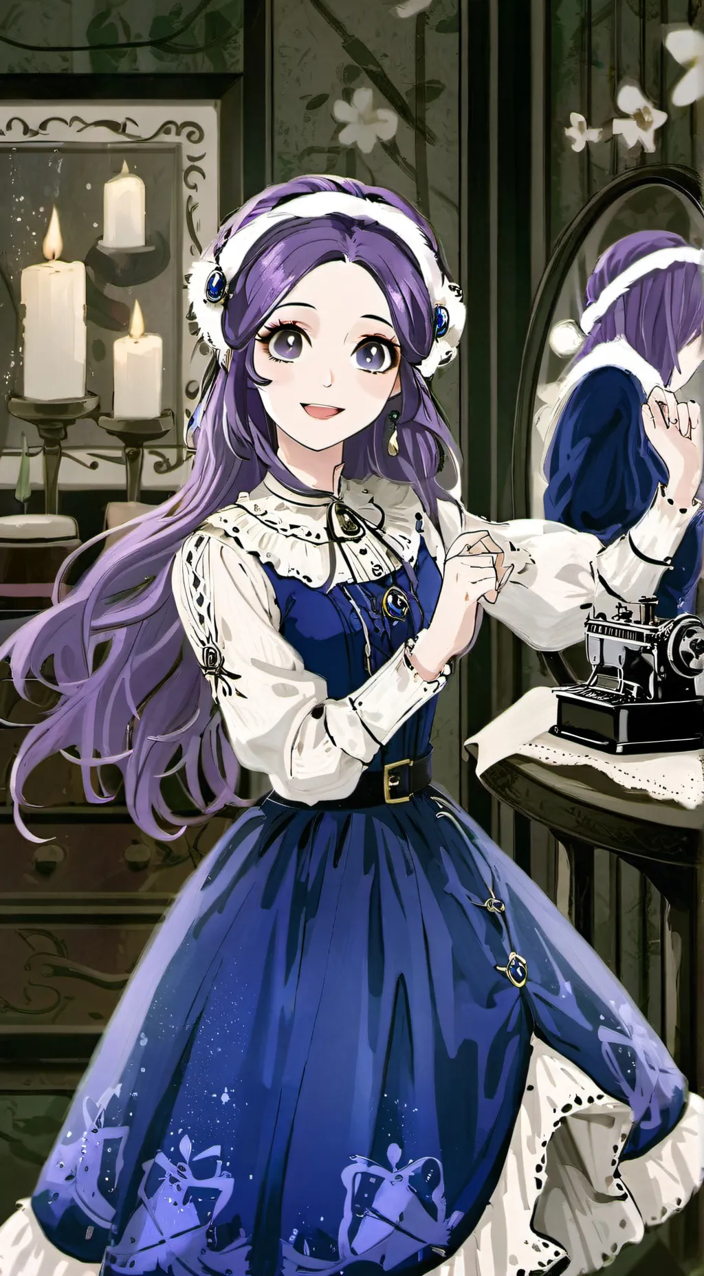ai character: cat background