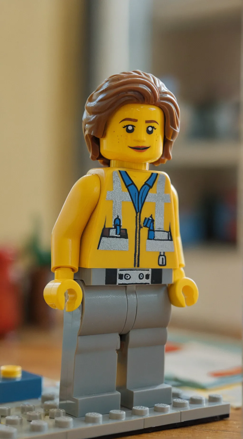 ai character: Lego world background