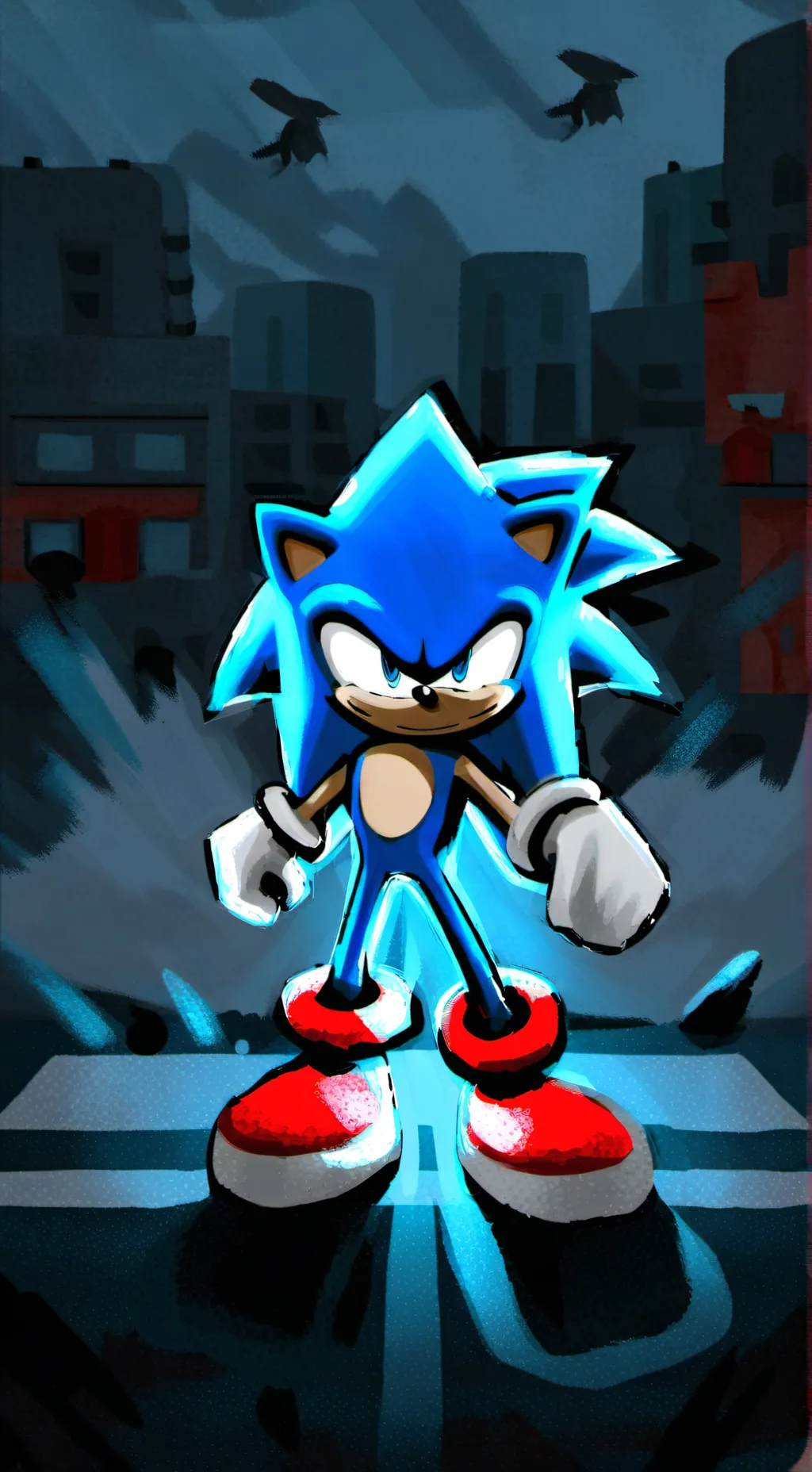 ai character: sonic forces background