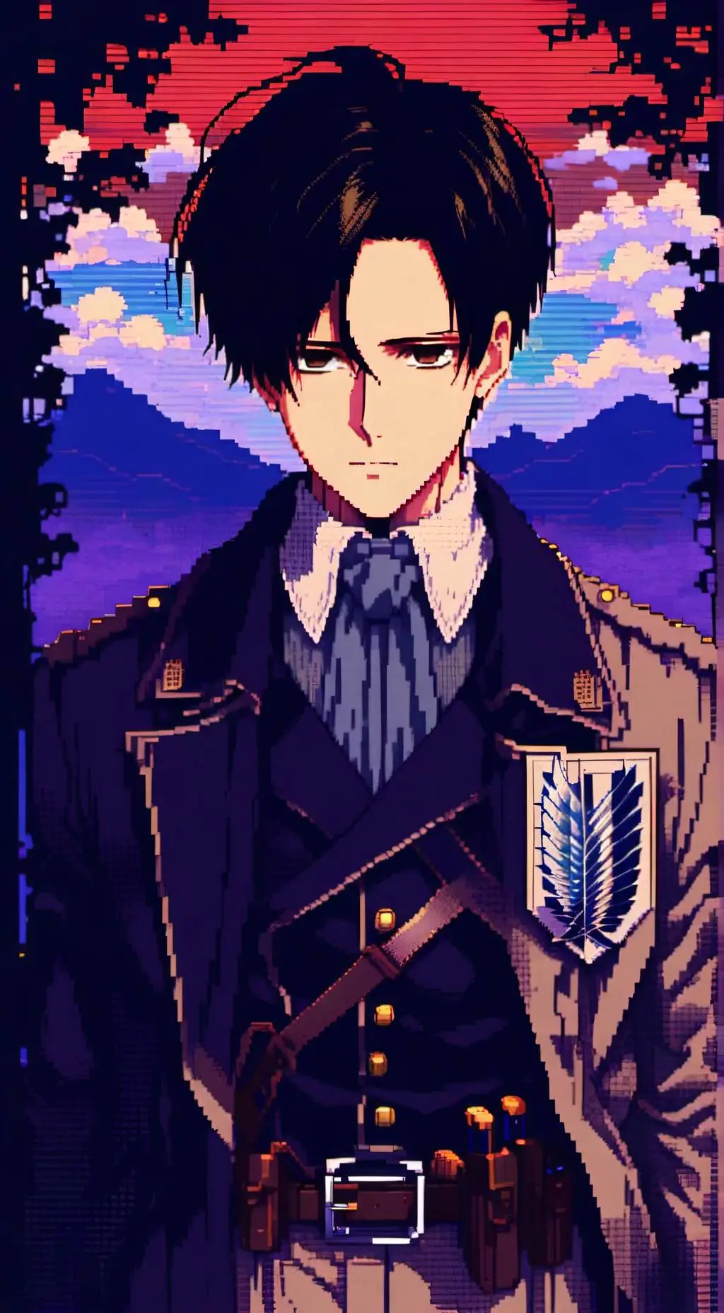 ai character: Levi Ackerman background