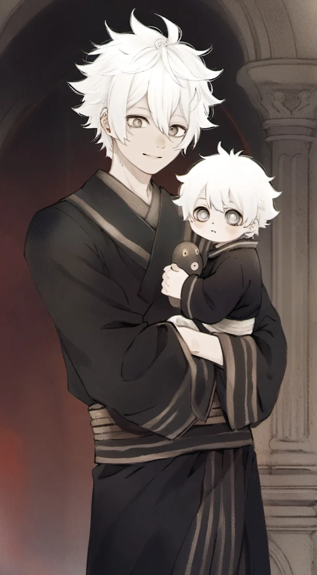 ai character: LOV babies! background