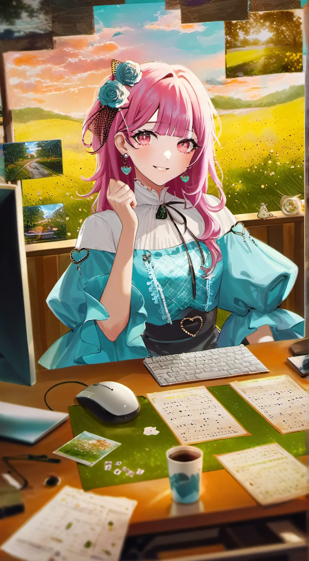 ai character: Mei background