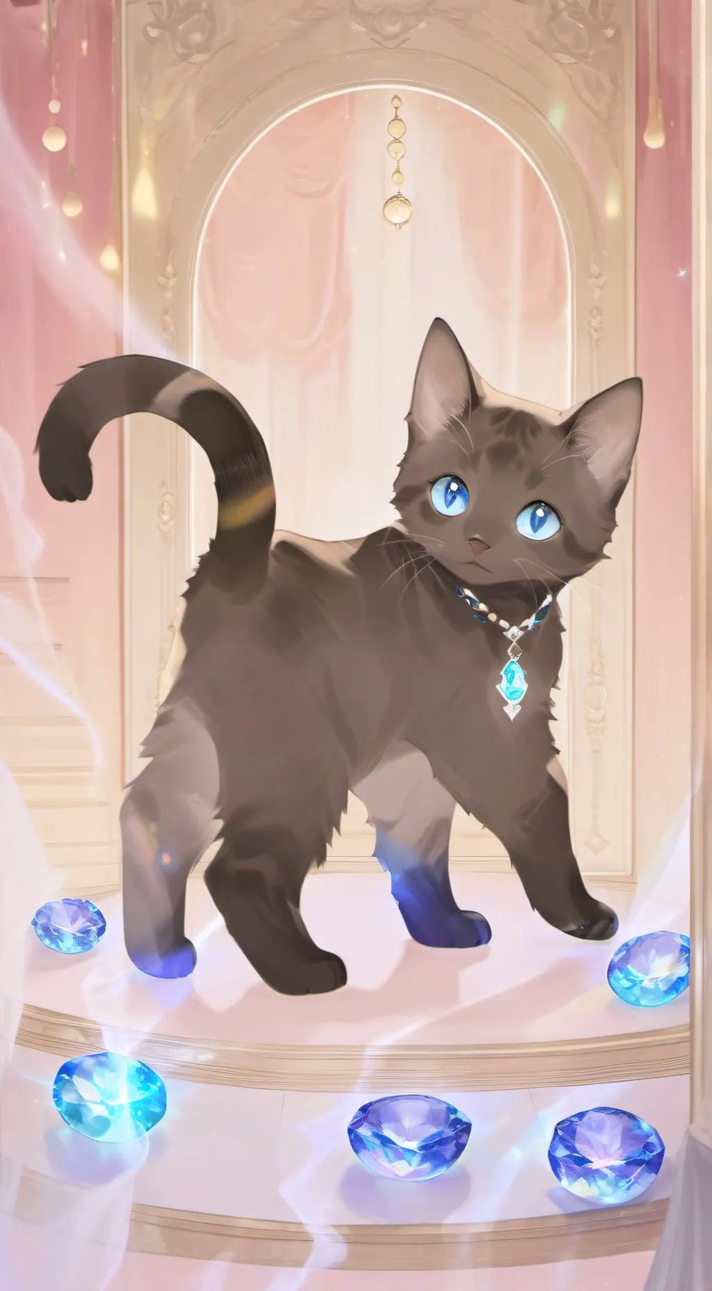 ai character: Lumina background