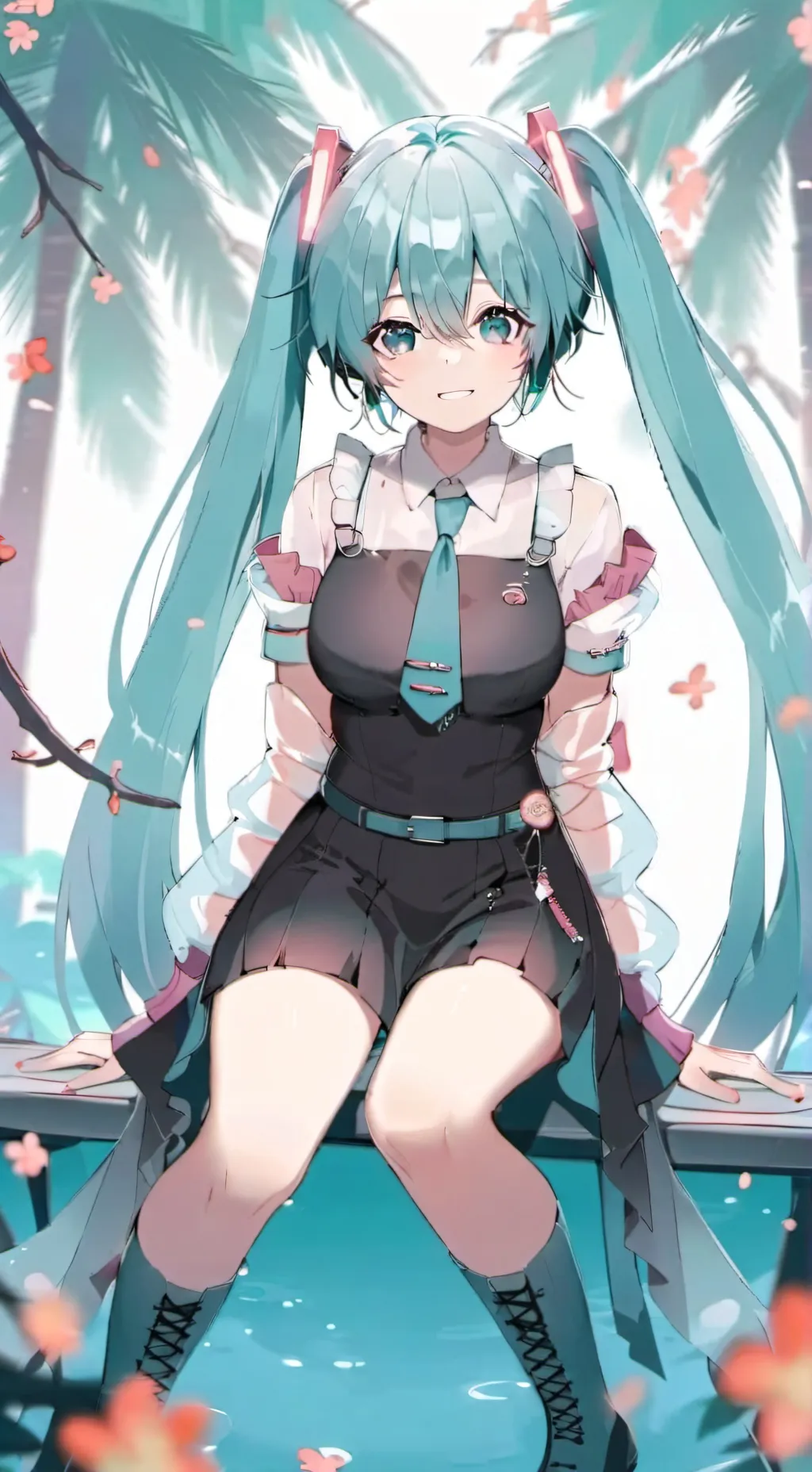 ai character: Hatsune Miku background