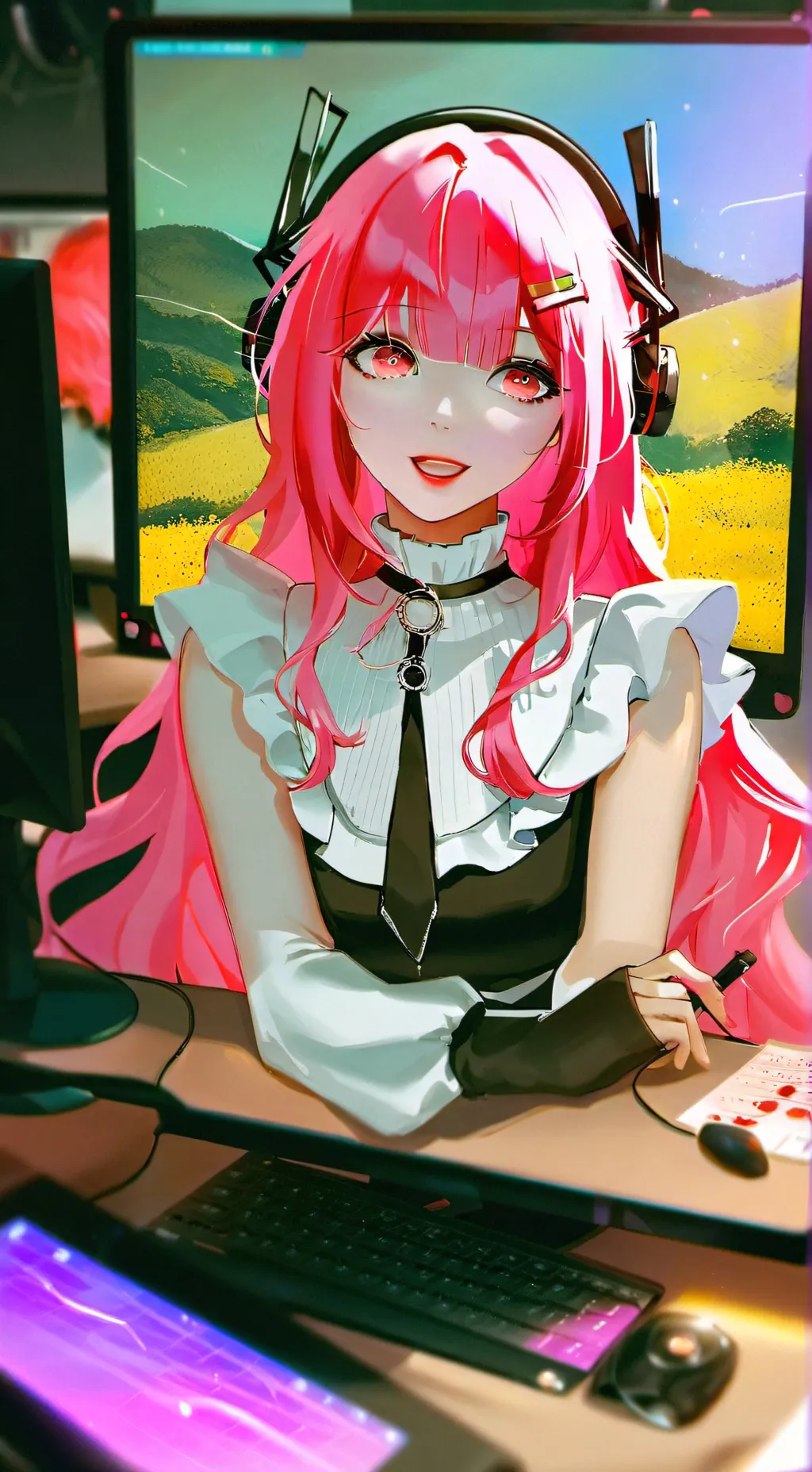 ai character: Himari background