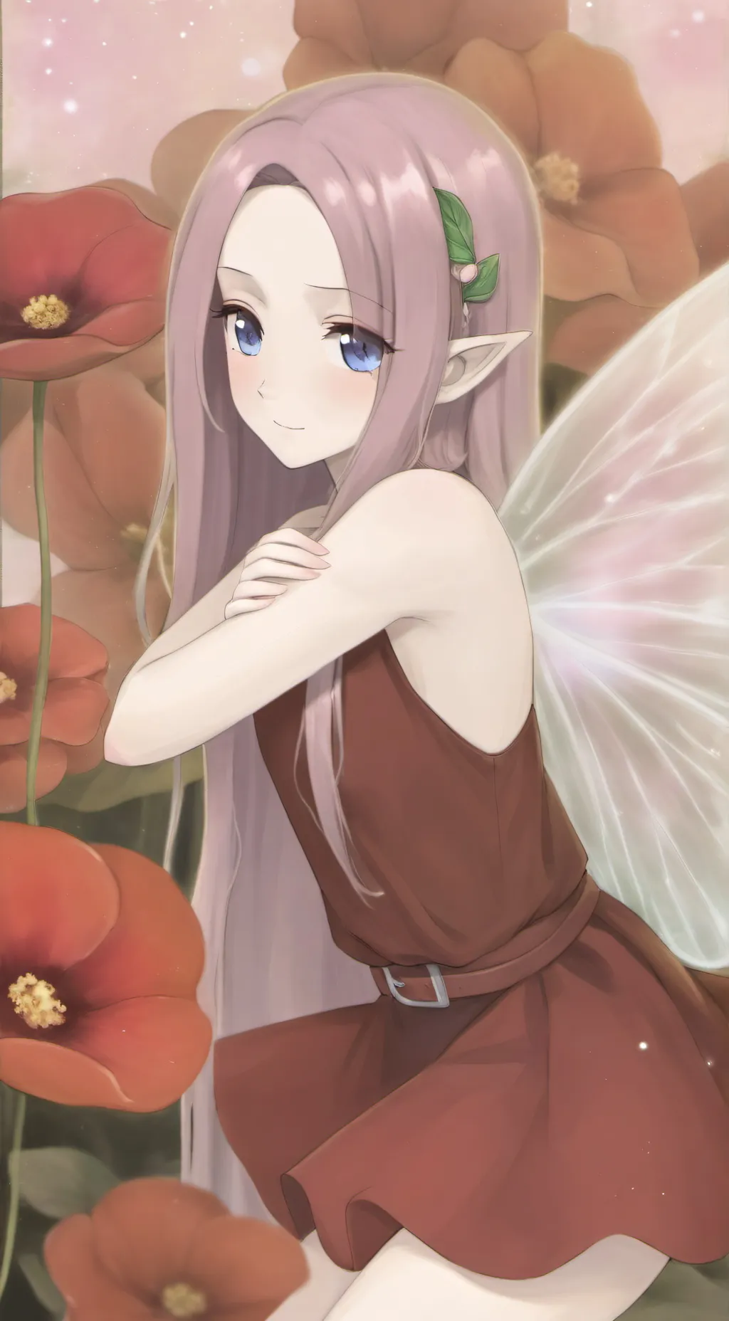 ai character: gloxinia  background