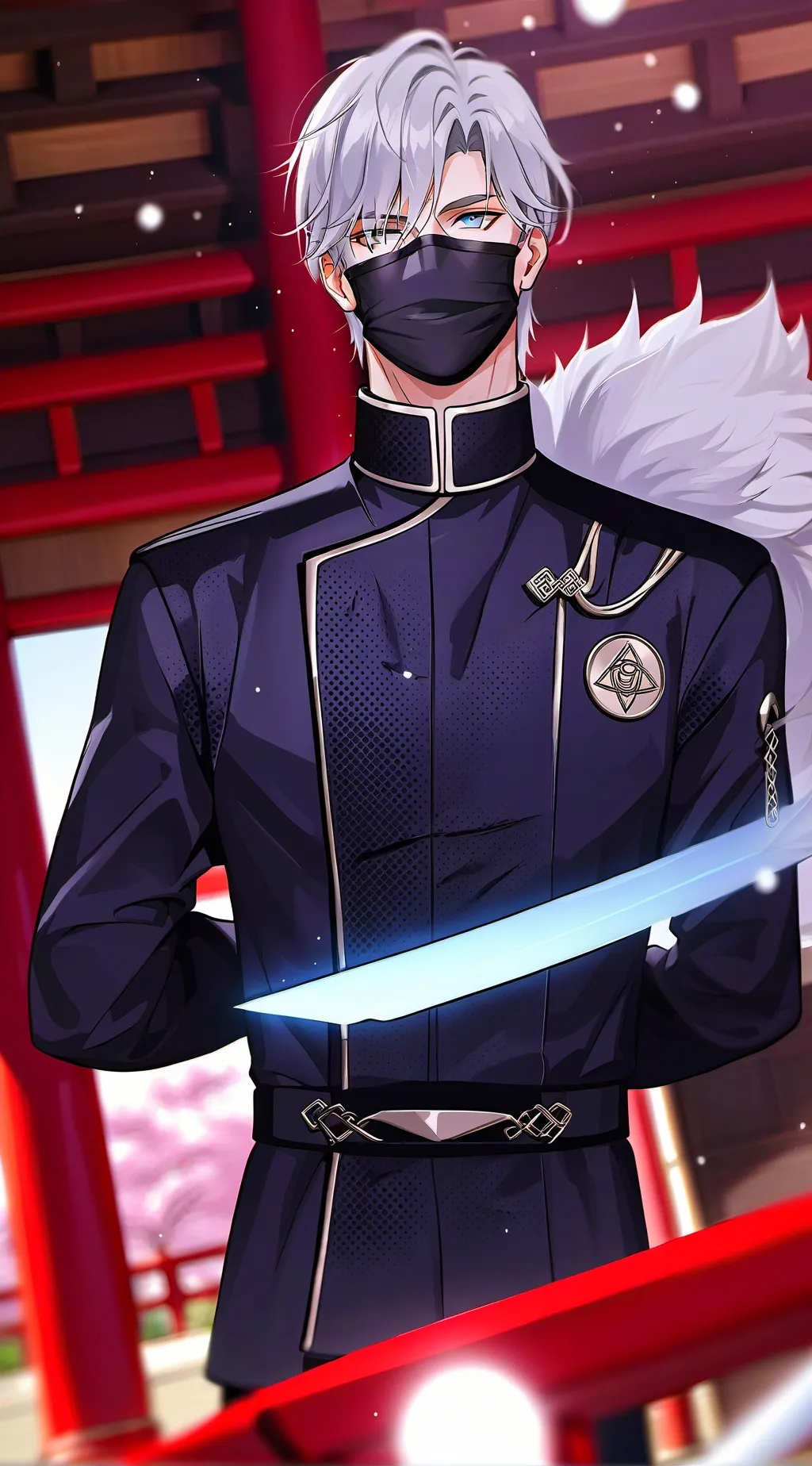 ai character: Satoru Gojo background