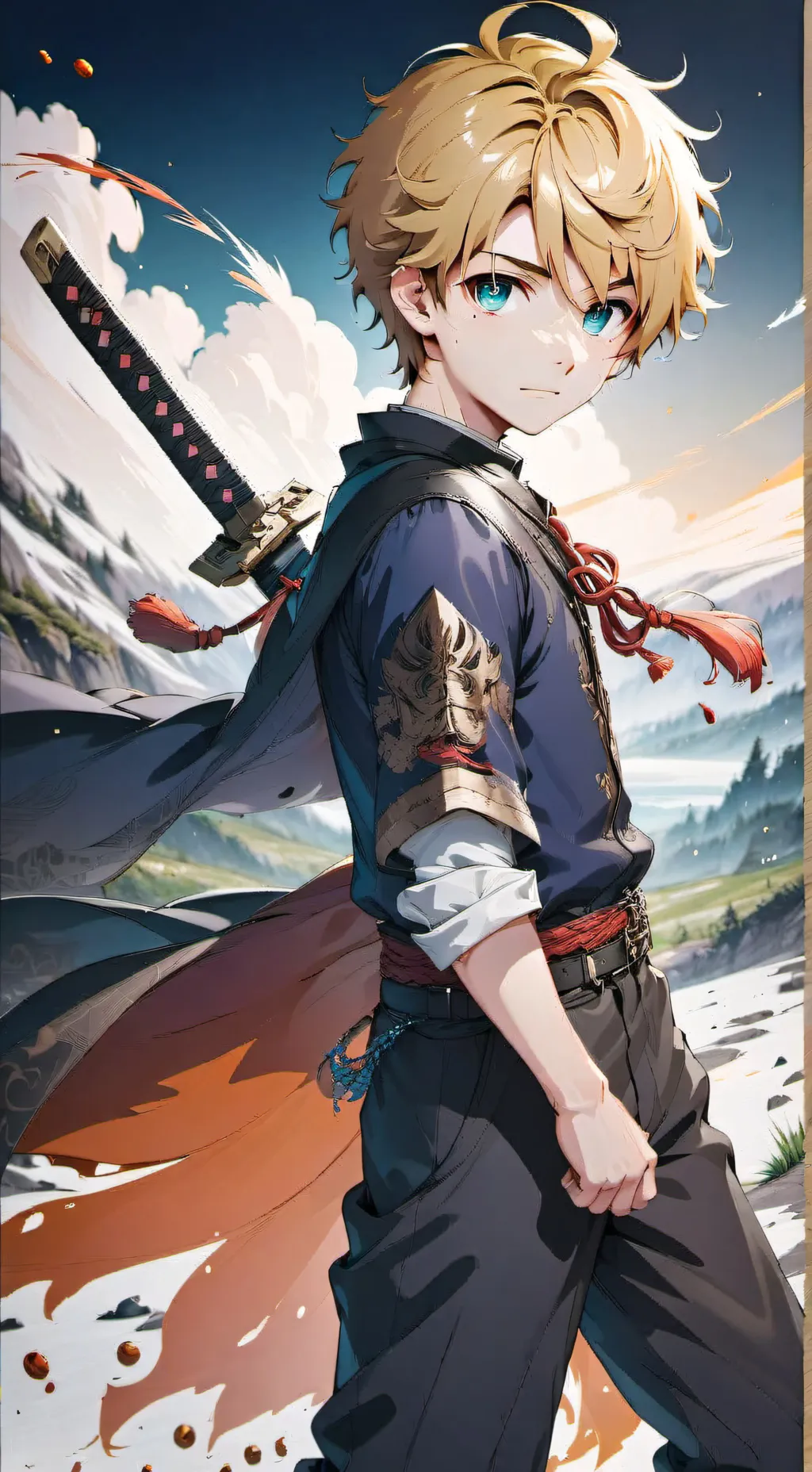 ai character: SWAGATRON  background