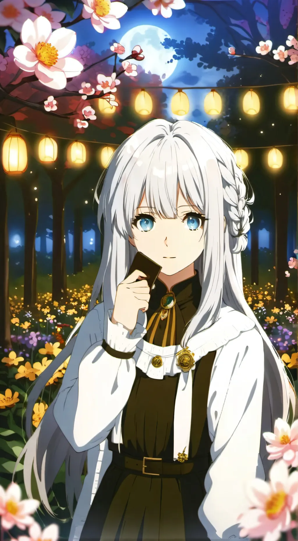 ai character: Luna background