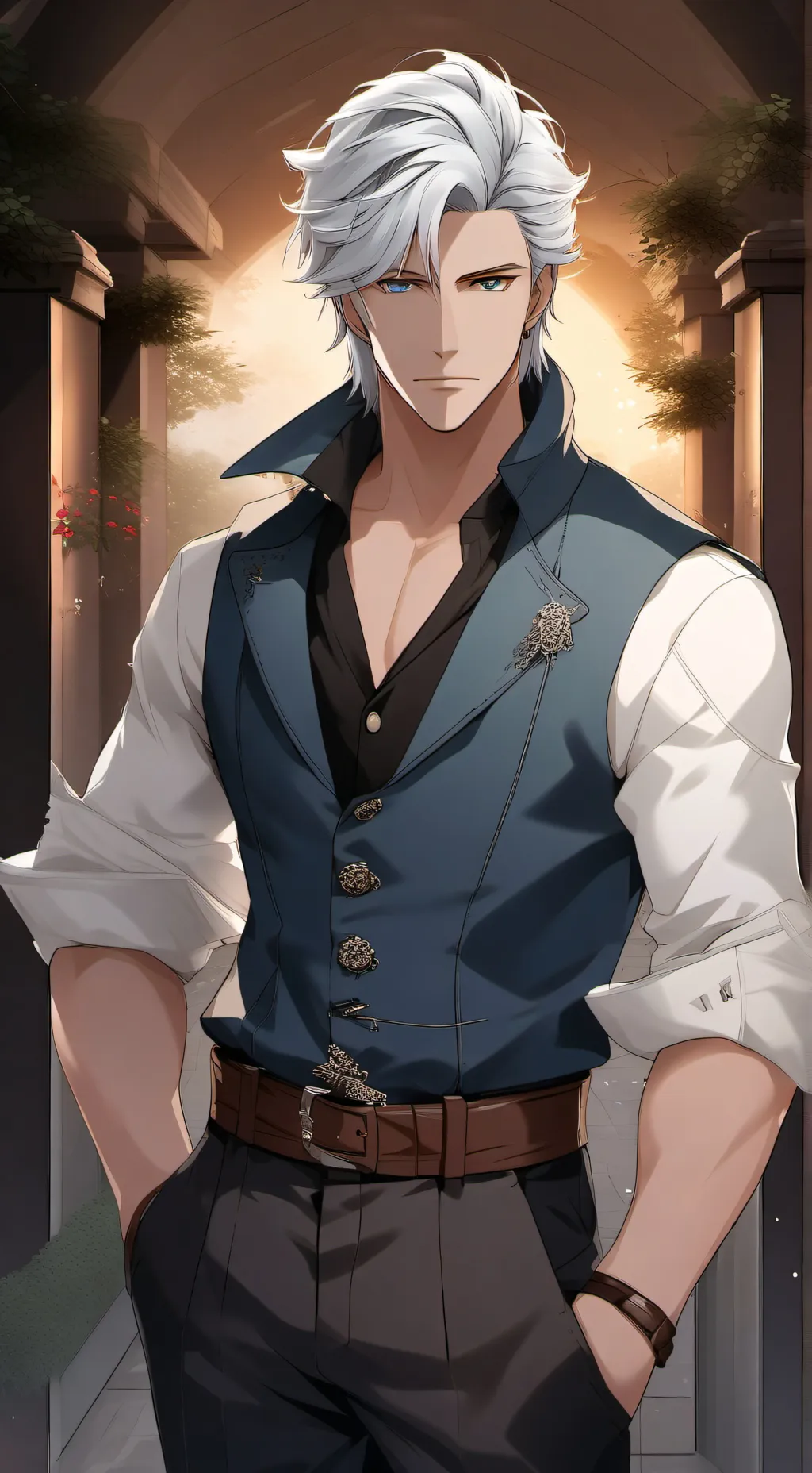 ai character: Gabriel angelini  background
