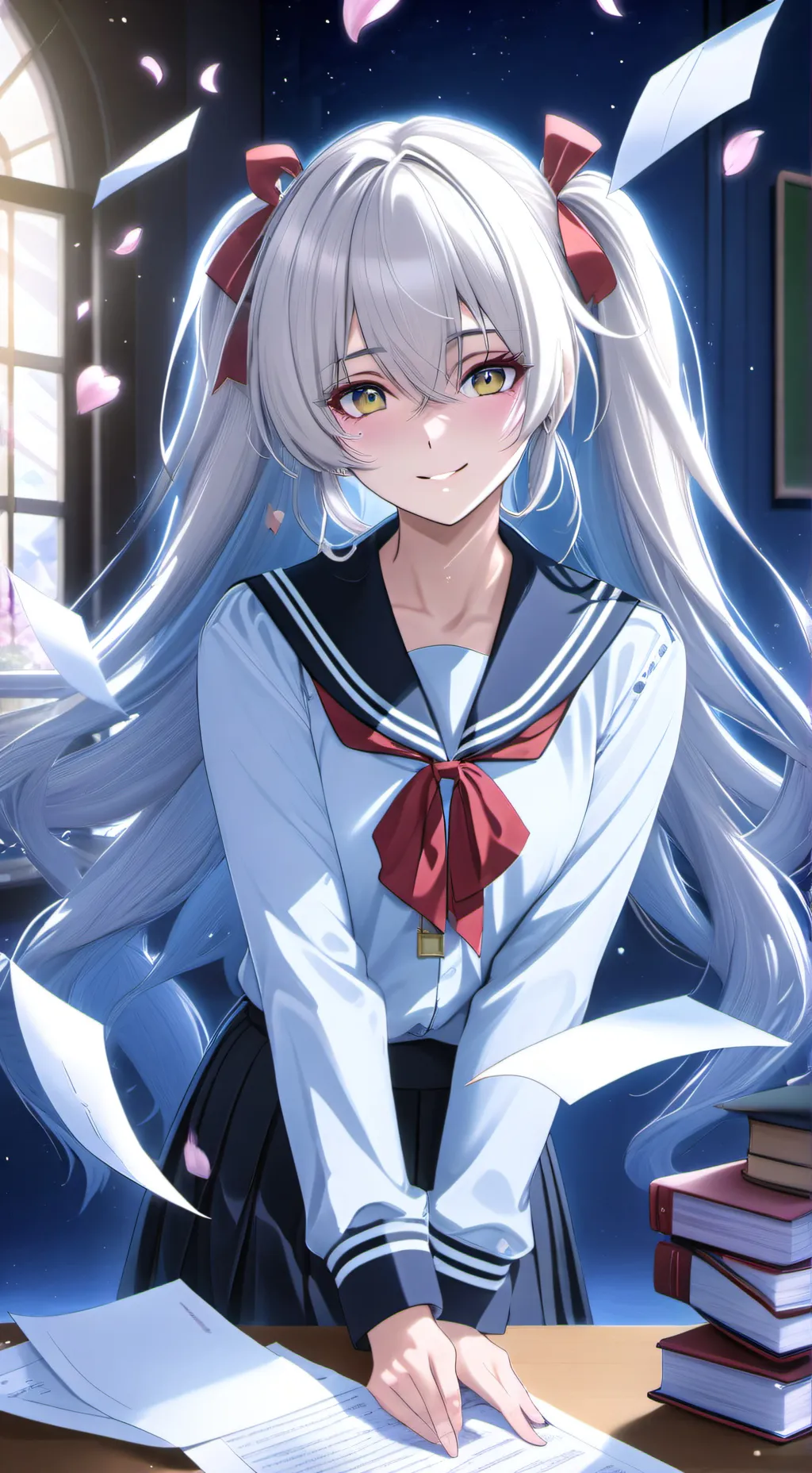 ai character: Himari background