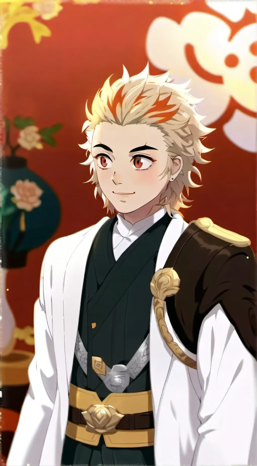 ai character: Kyo Rengoku  background